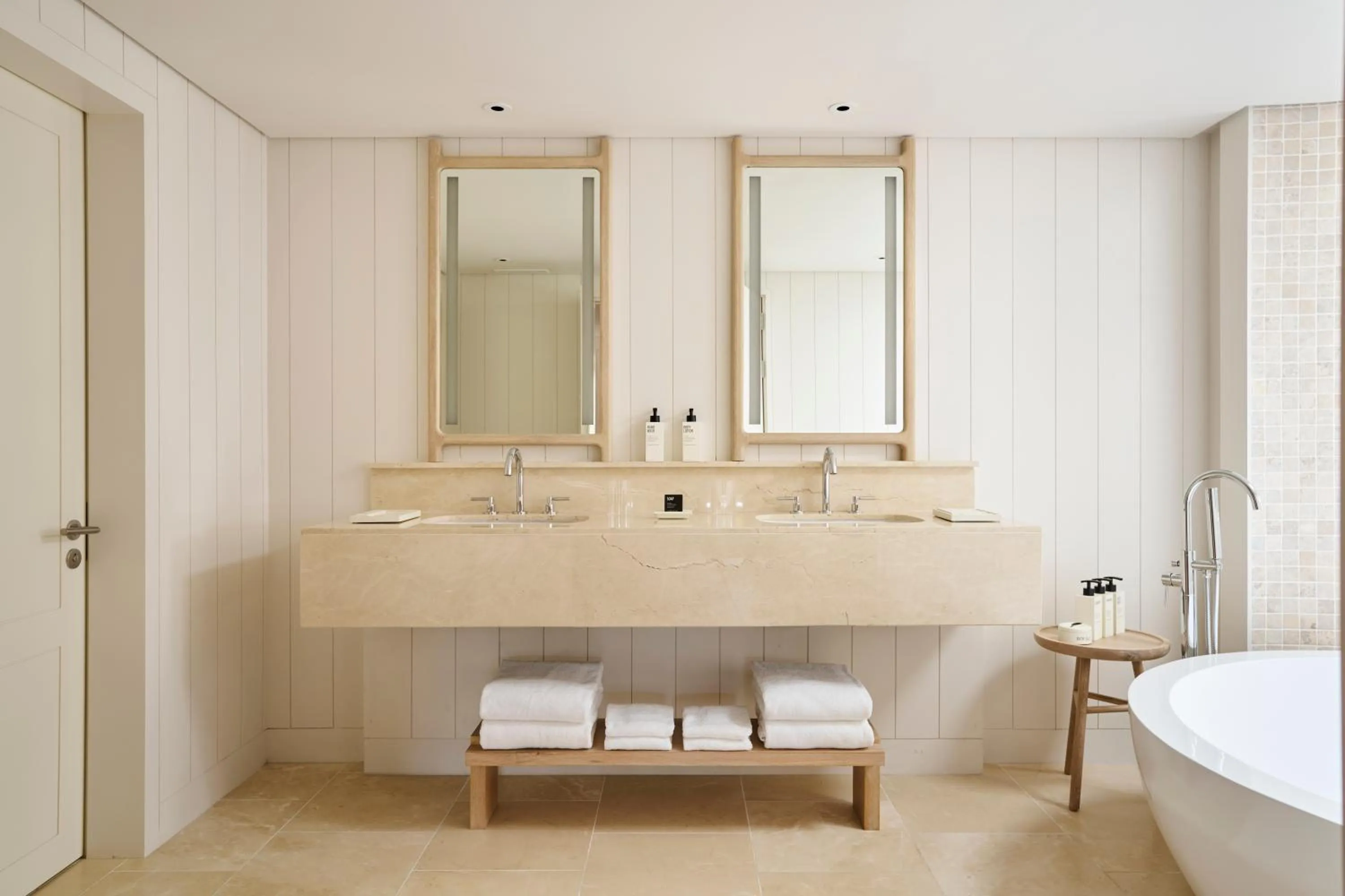 Bathroom in LUX* Belle Mare Resort & Villas