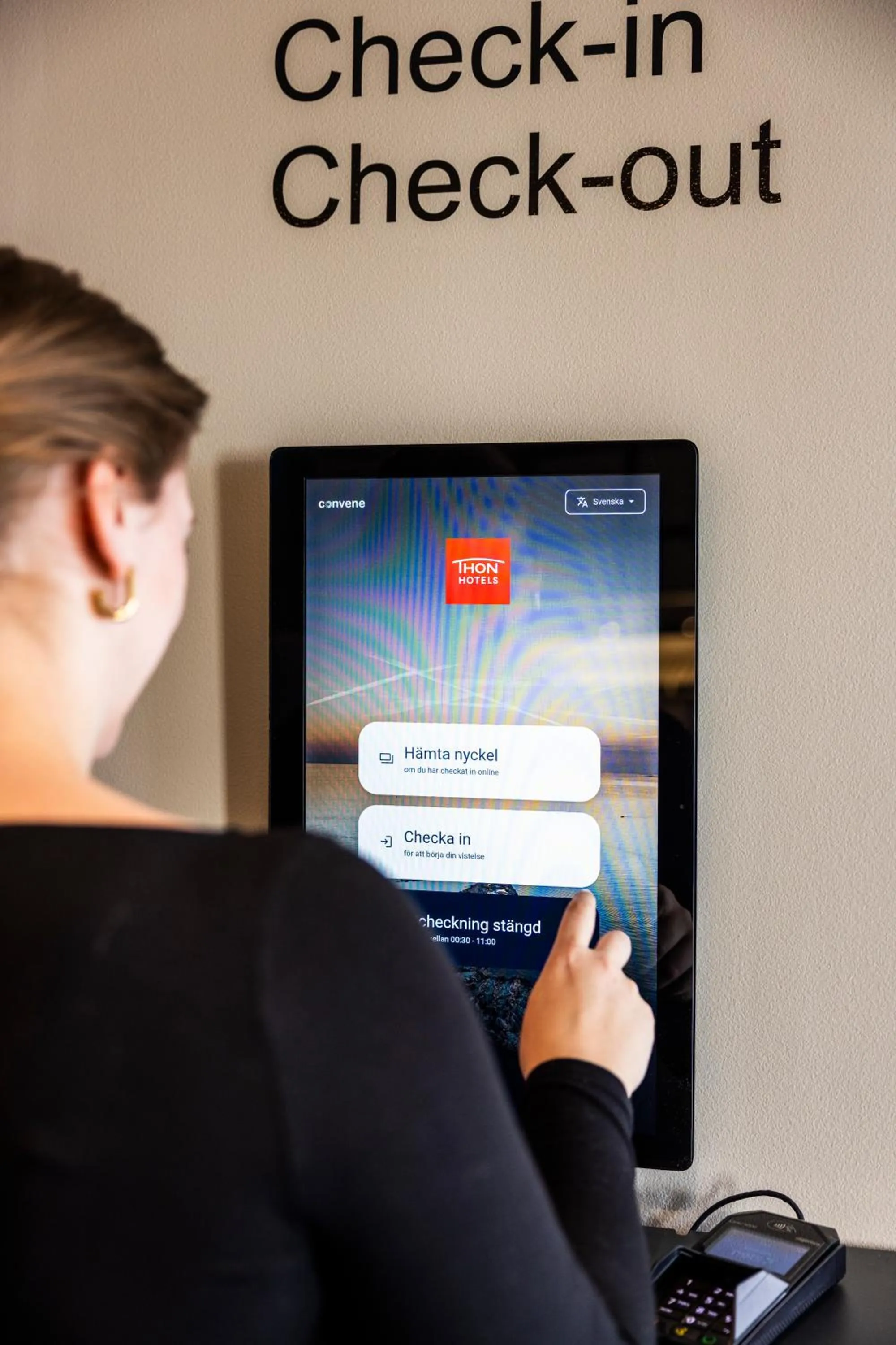 Lobby or reception in Thon Partner Hotel Dockyard