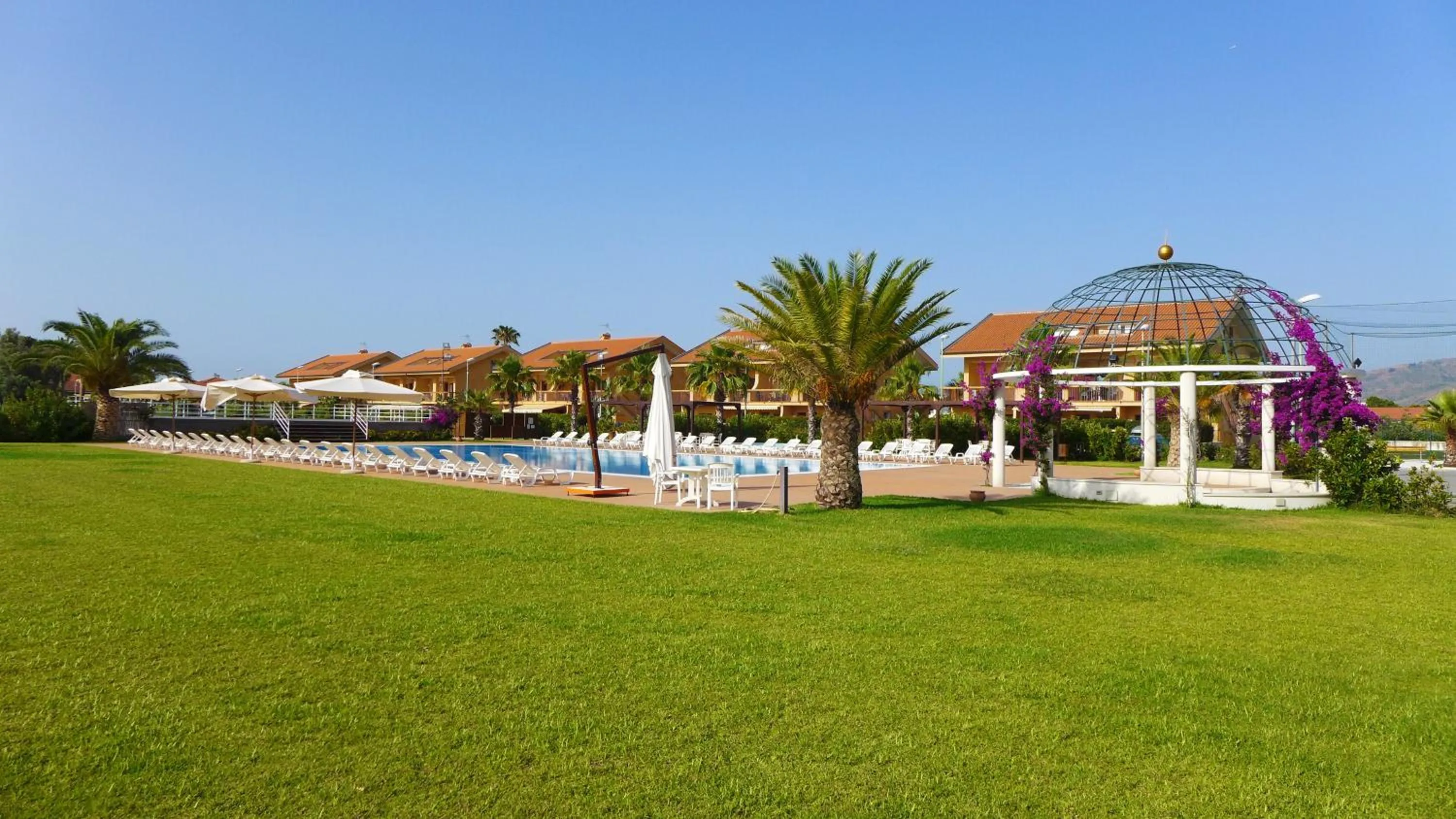 Pool view in Residence Dei Margi