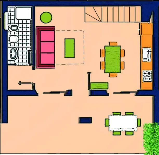 Floor plan in Residence Dei Margi