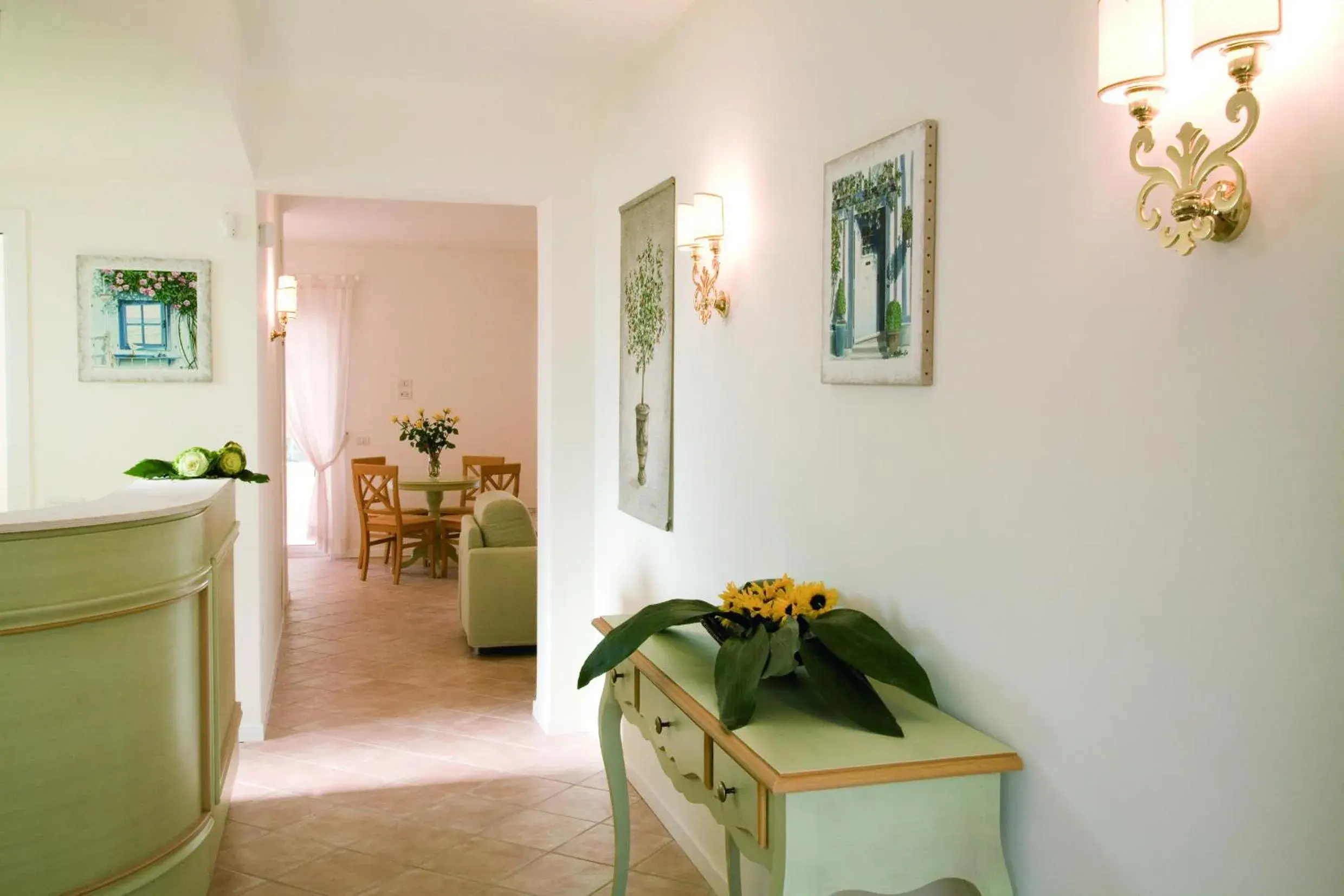 Lobby or reception in Residence Dei Margi Lobby or reception in Residence Dei Margi