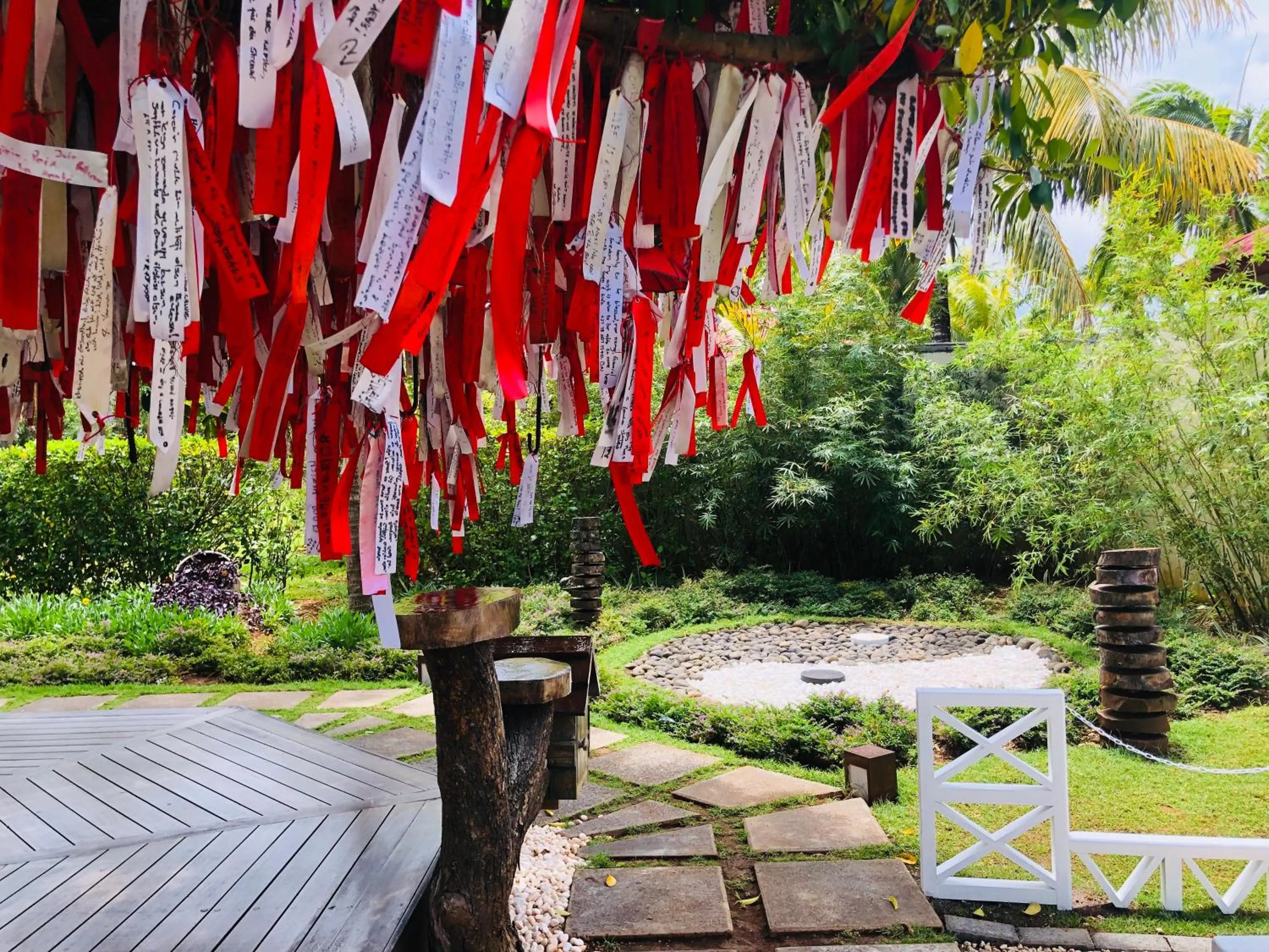 Garden in Tamassa Bel Ombre