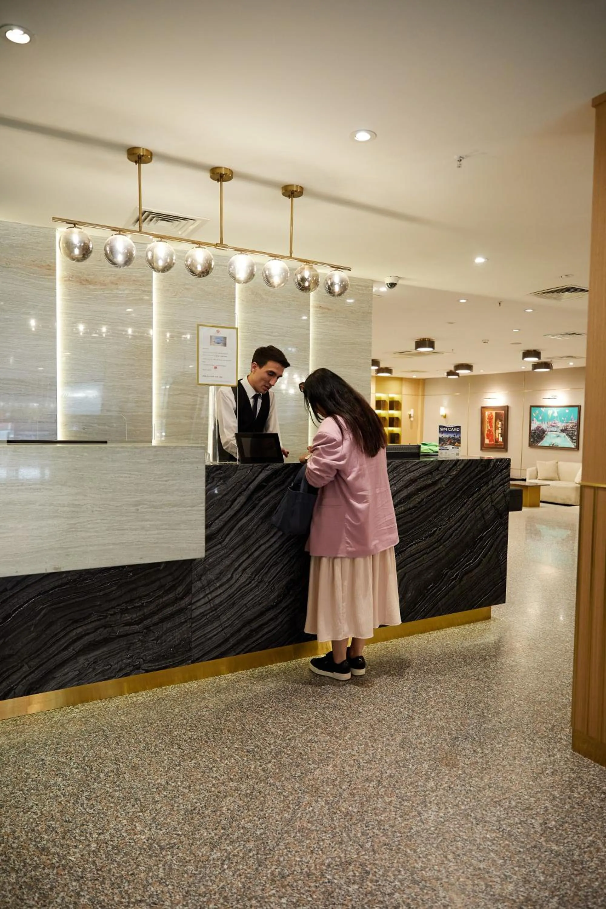 Lobby or reception in Seminal Hotel Taksim