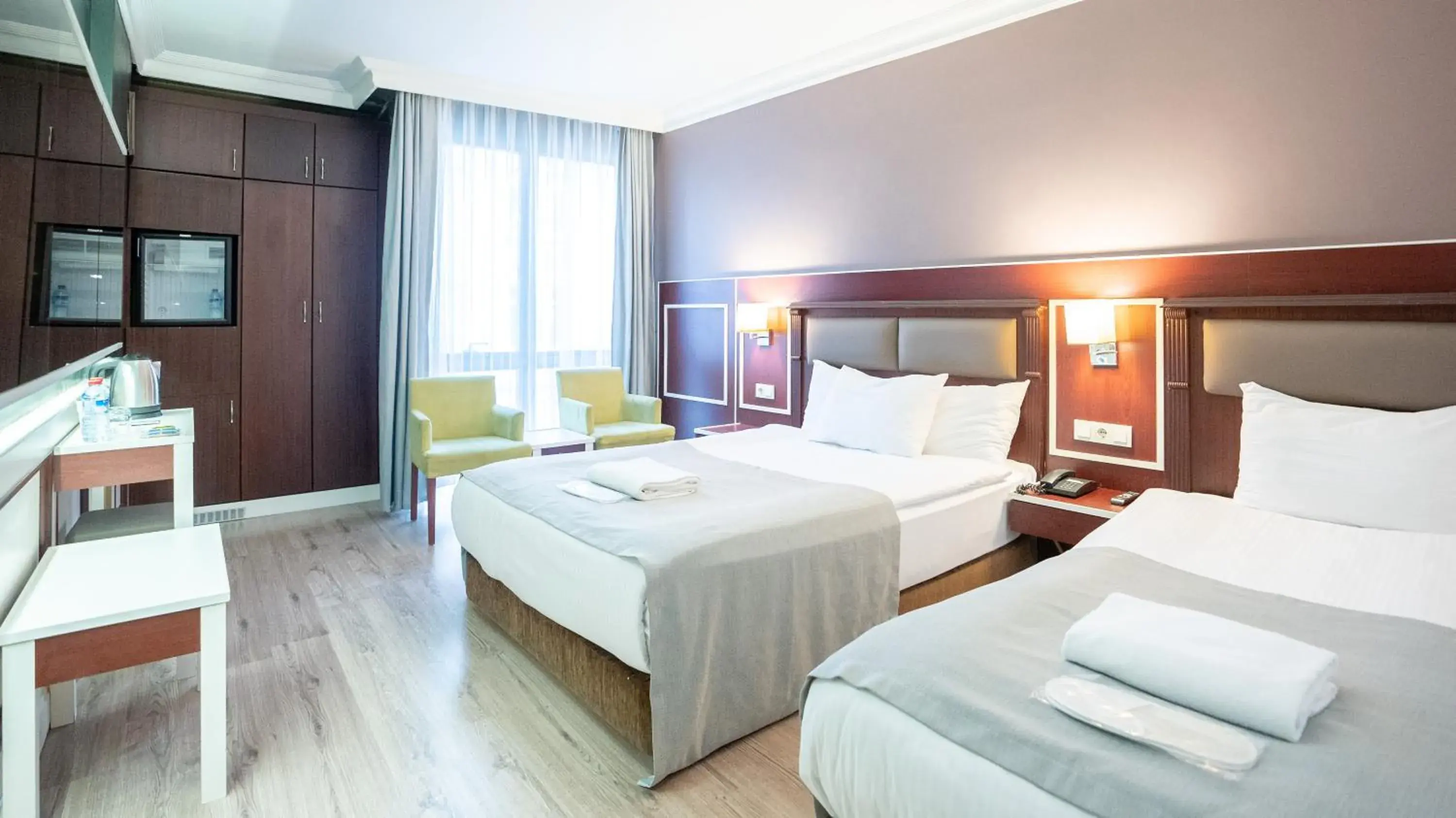 Bed in Seminal Hotel Taksim Bed in Seminal Hotel Taksim