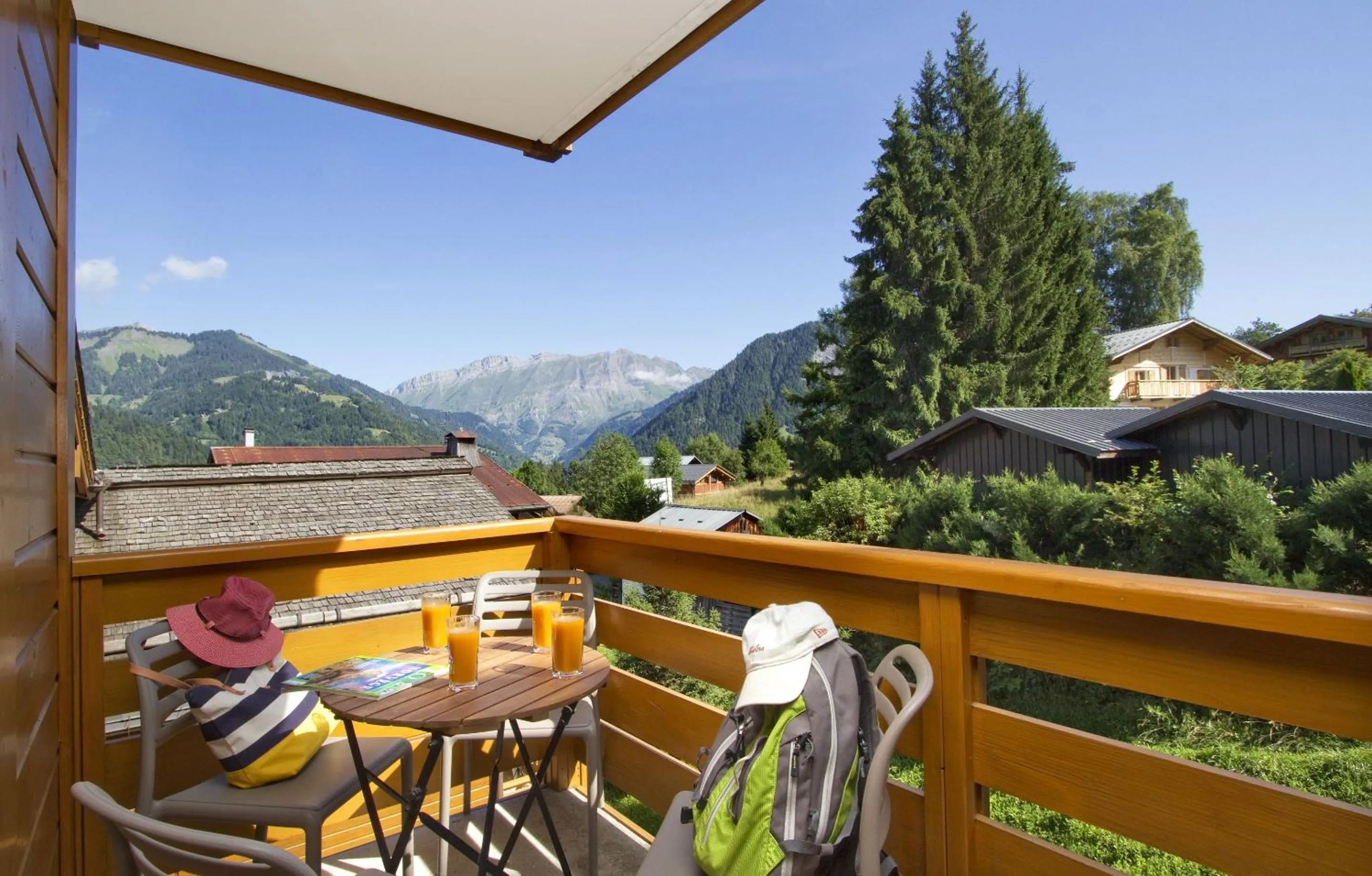 Patio in Résidence Odalys Les Belles Roches