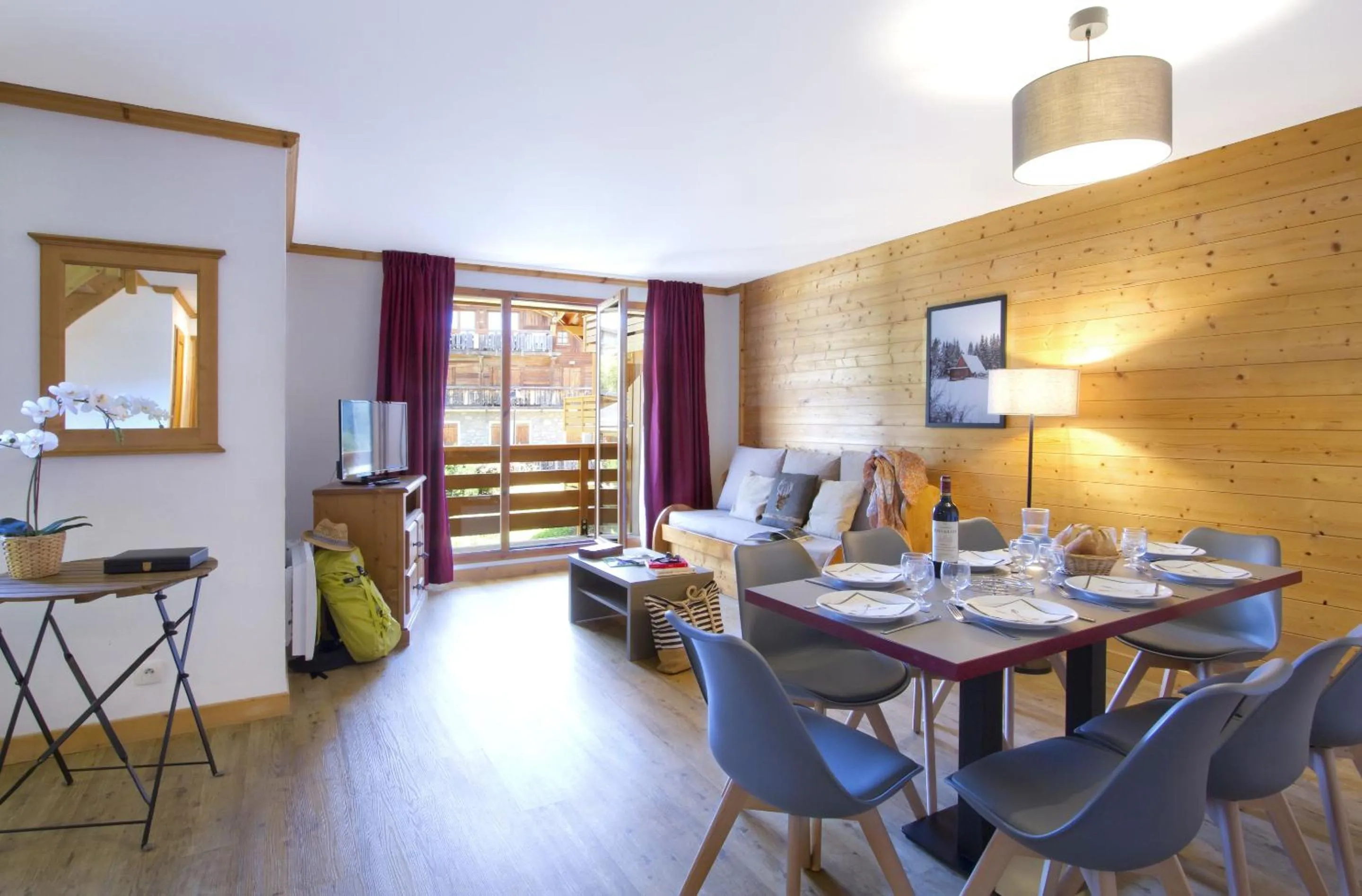 Dining area in Résidence Odalys Les Belles Roches