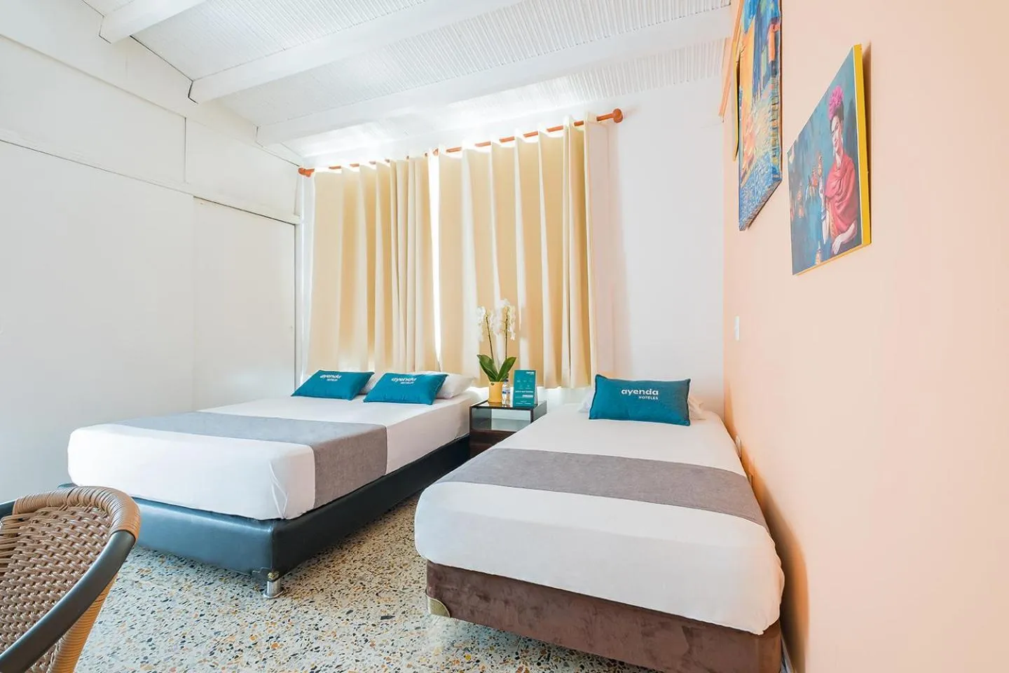 Bed in Casa de Pinos Hotel