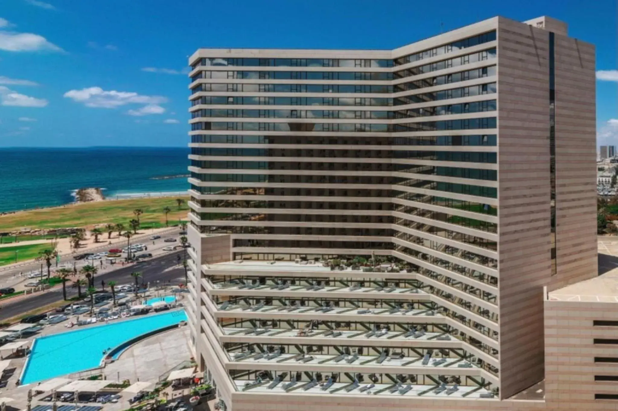 Property building in InterContinental David Tel Aviv by IHG Property building in InterContinental David Tel Aviv by IHG