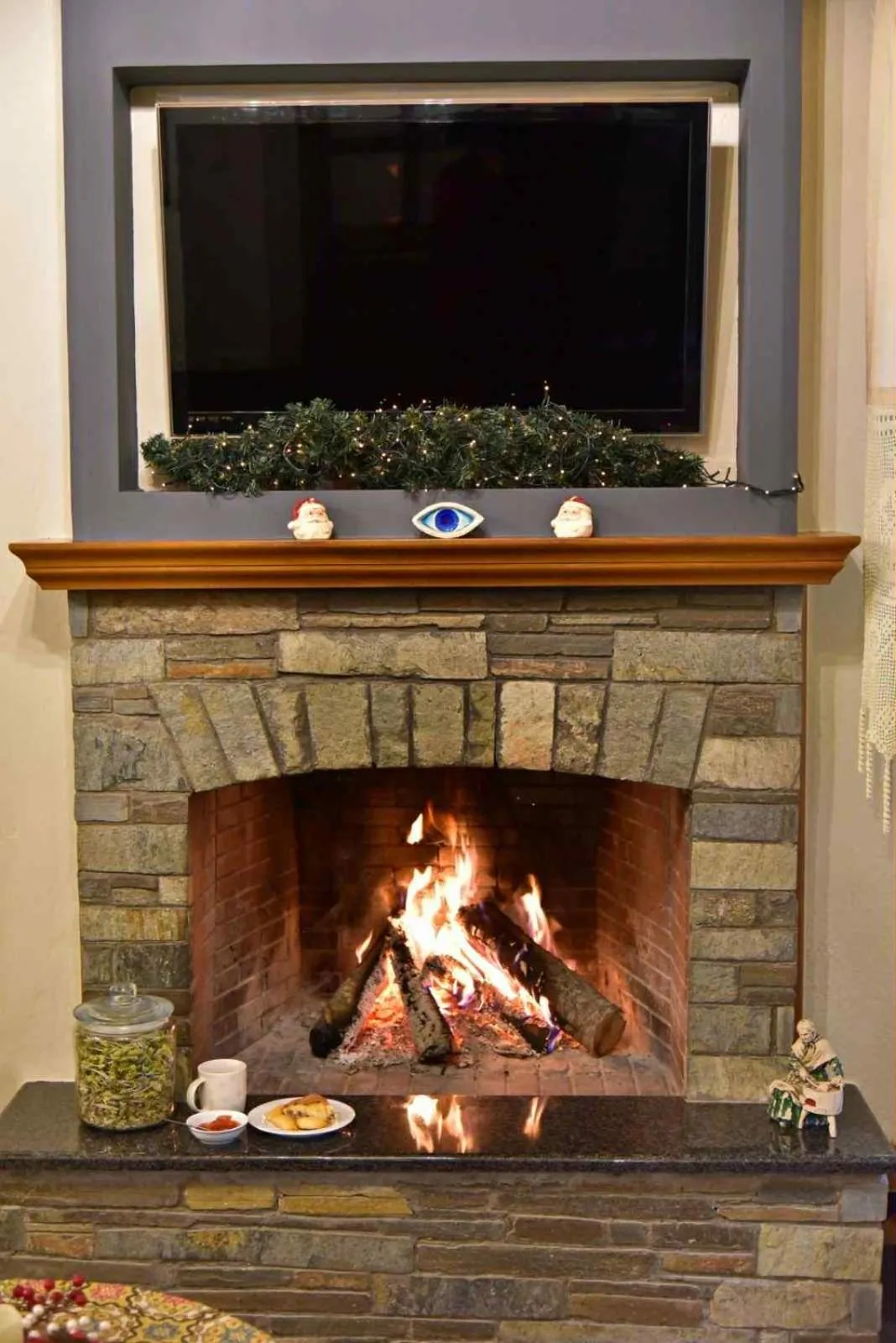 Living room in Hotel Filoxenia