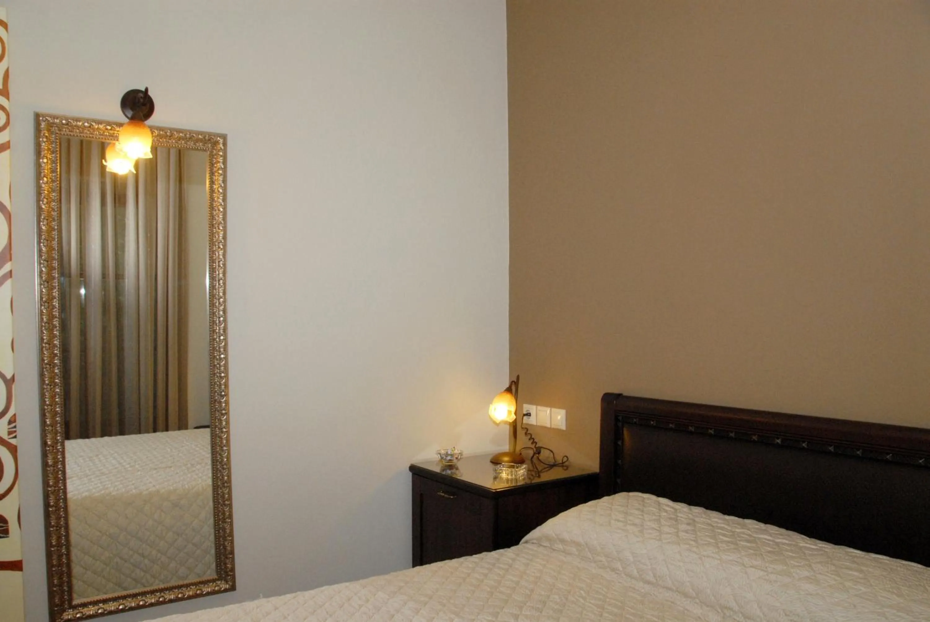 Bed in Hotel Filoxenia