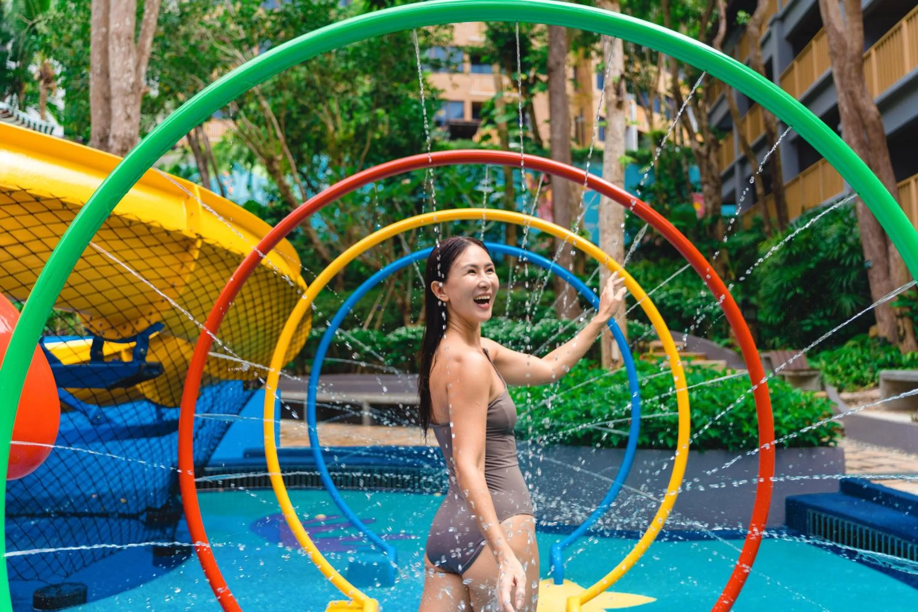 Aqua park in Holiday Inn Resort Krabi Ao Nang Beach by IHG