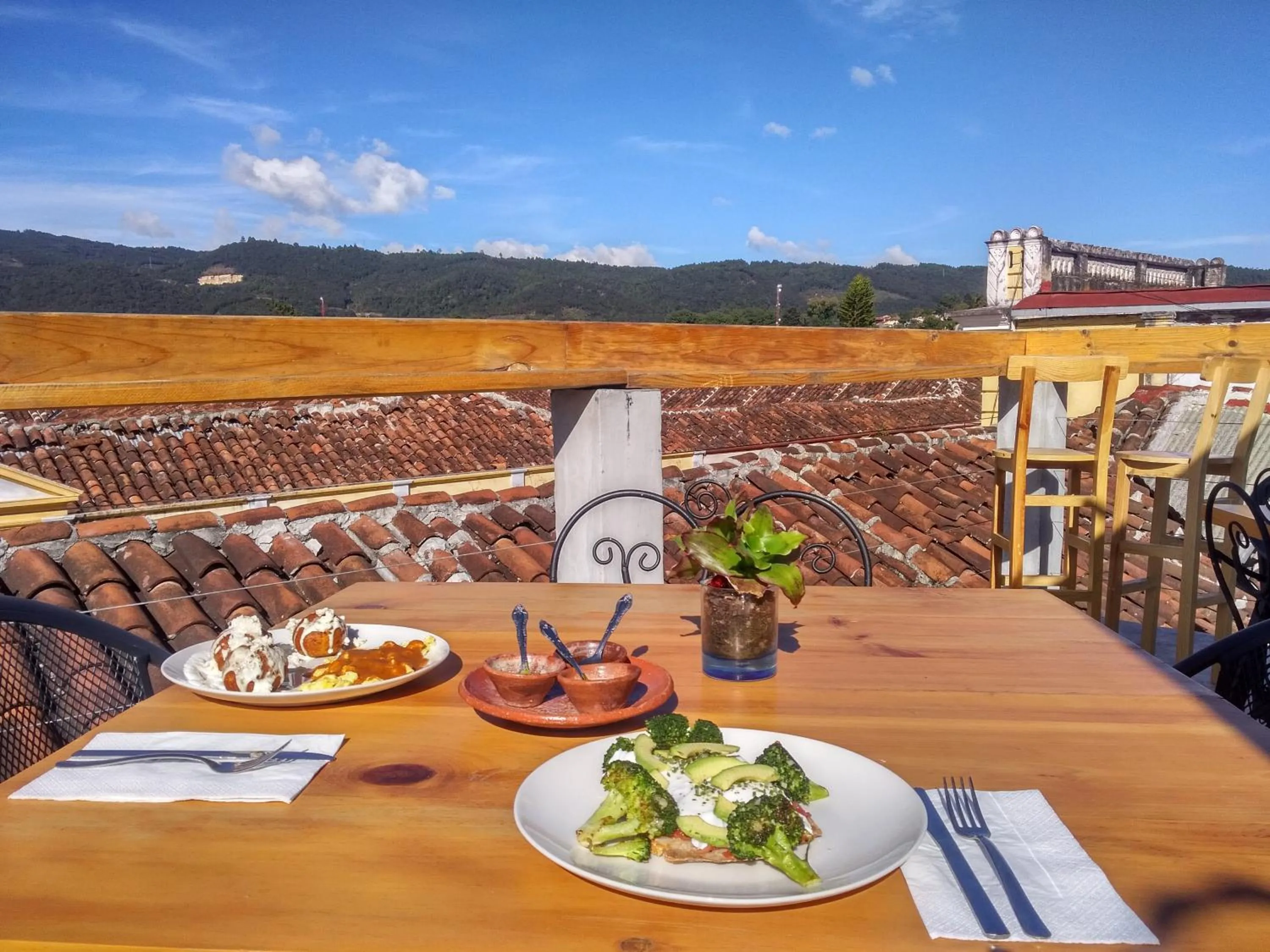 Breakfast in La Tozi Hotel