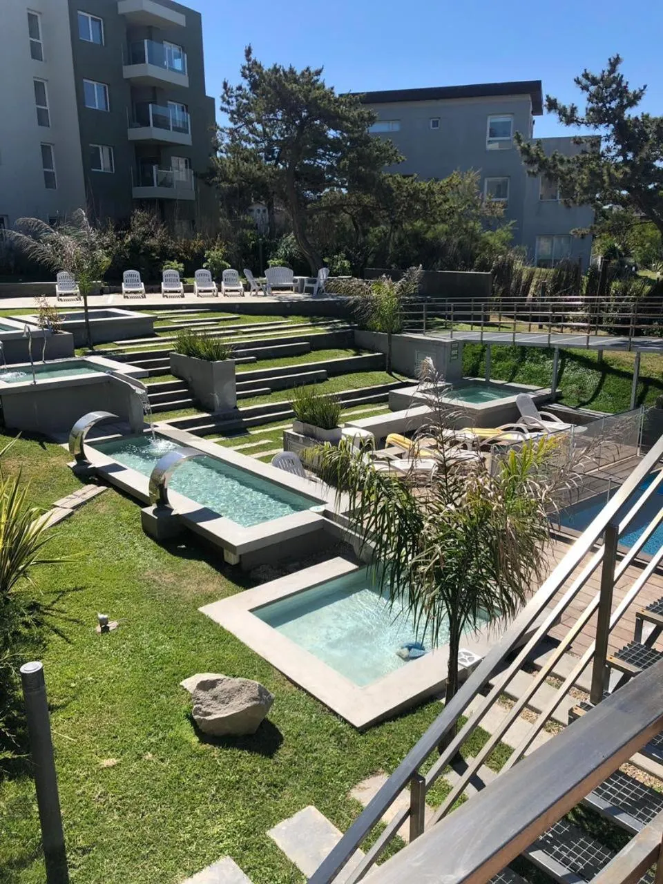 Garden view in Aguas de Oro