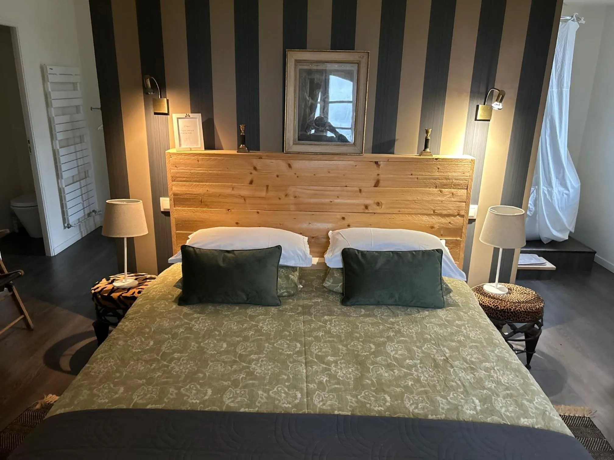 Bed in Le Manoir du Ribardon