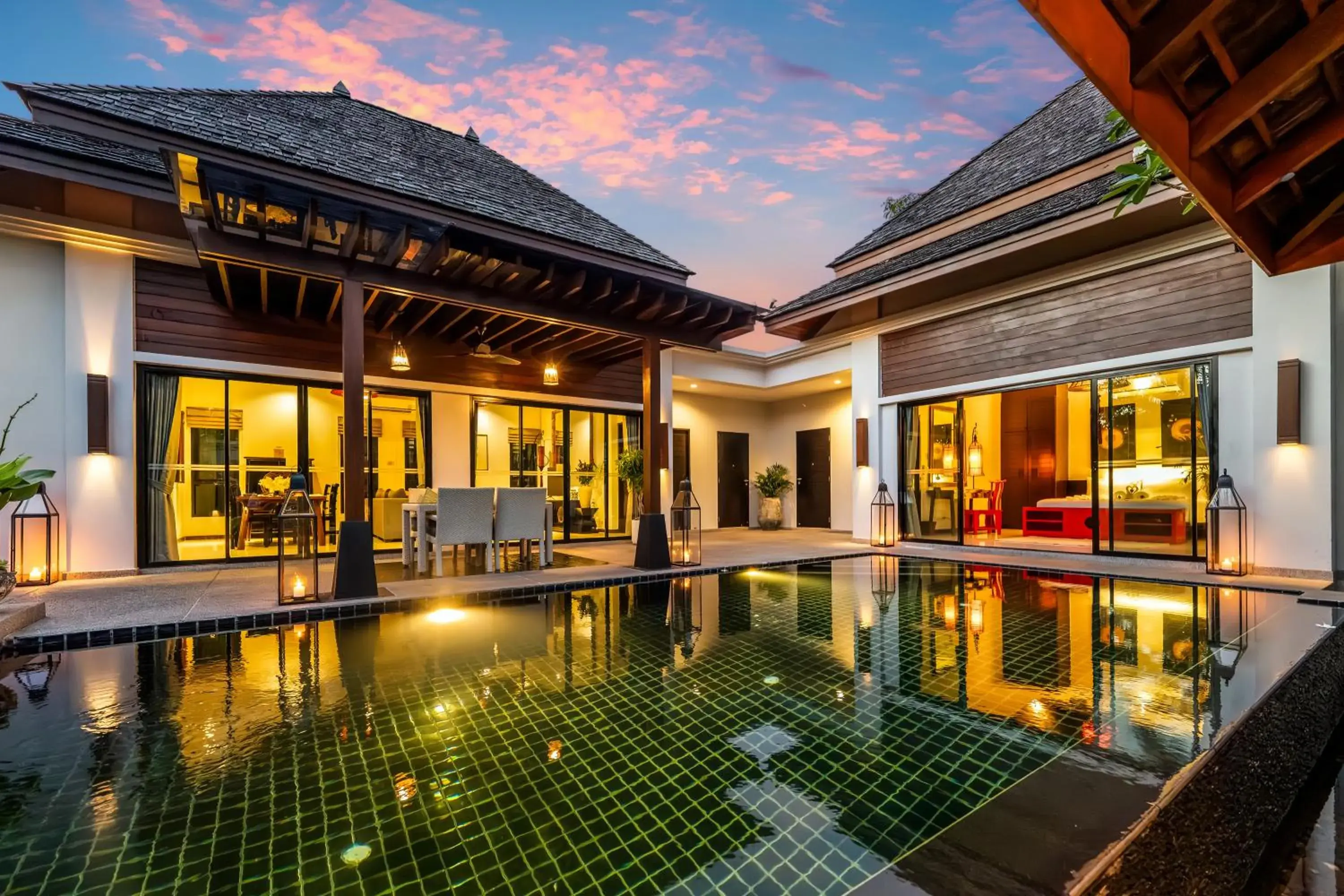 Pool view in The Bell Pool Villa Resort Phuket Pool view in The Bell Pool Villa Resort Phuket