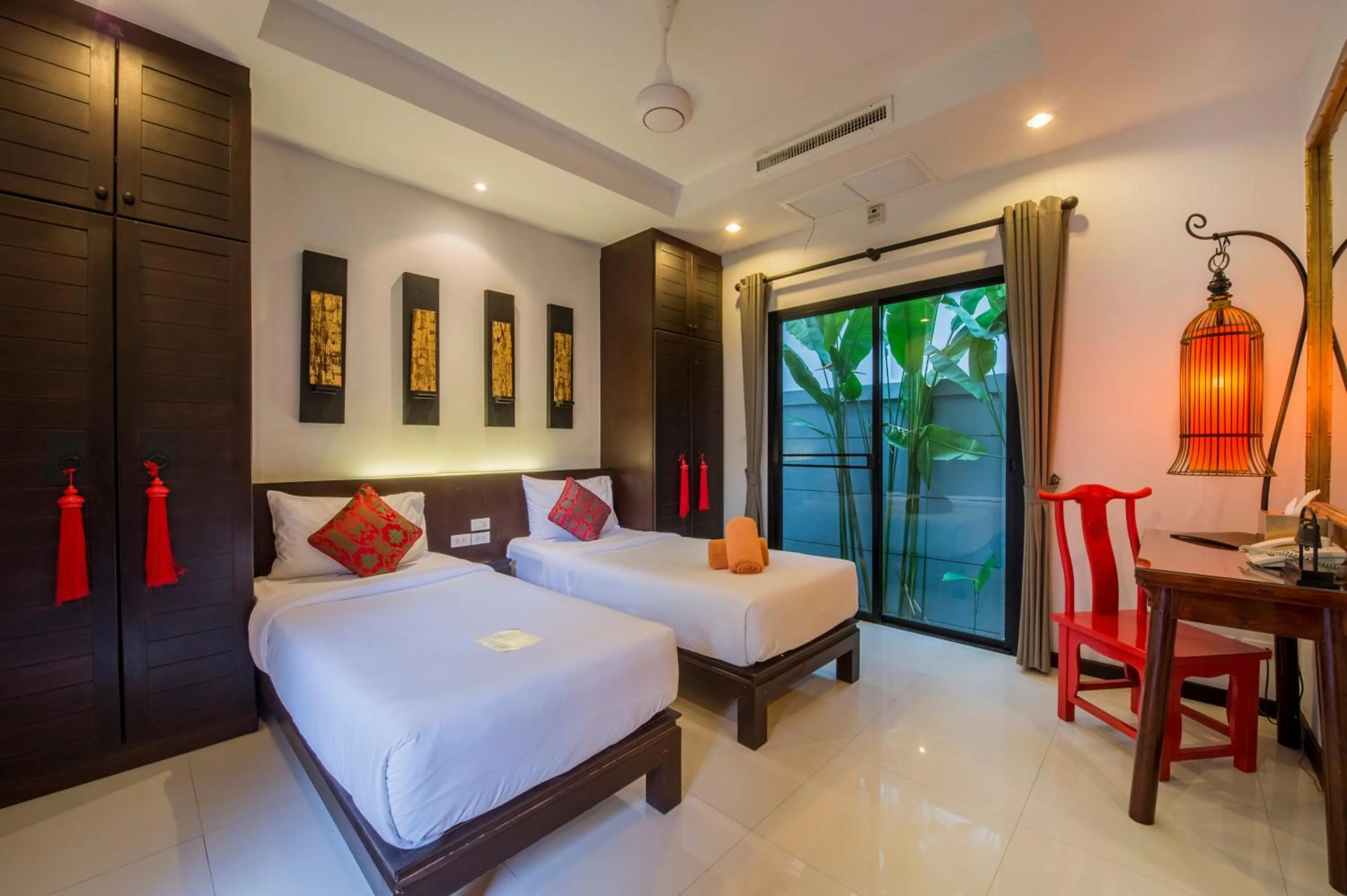 Bed in The Bell Pool Villa Resort Phuket