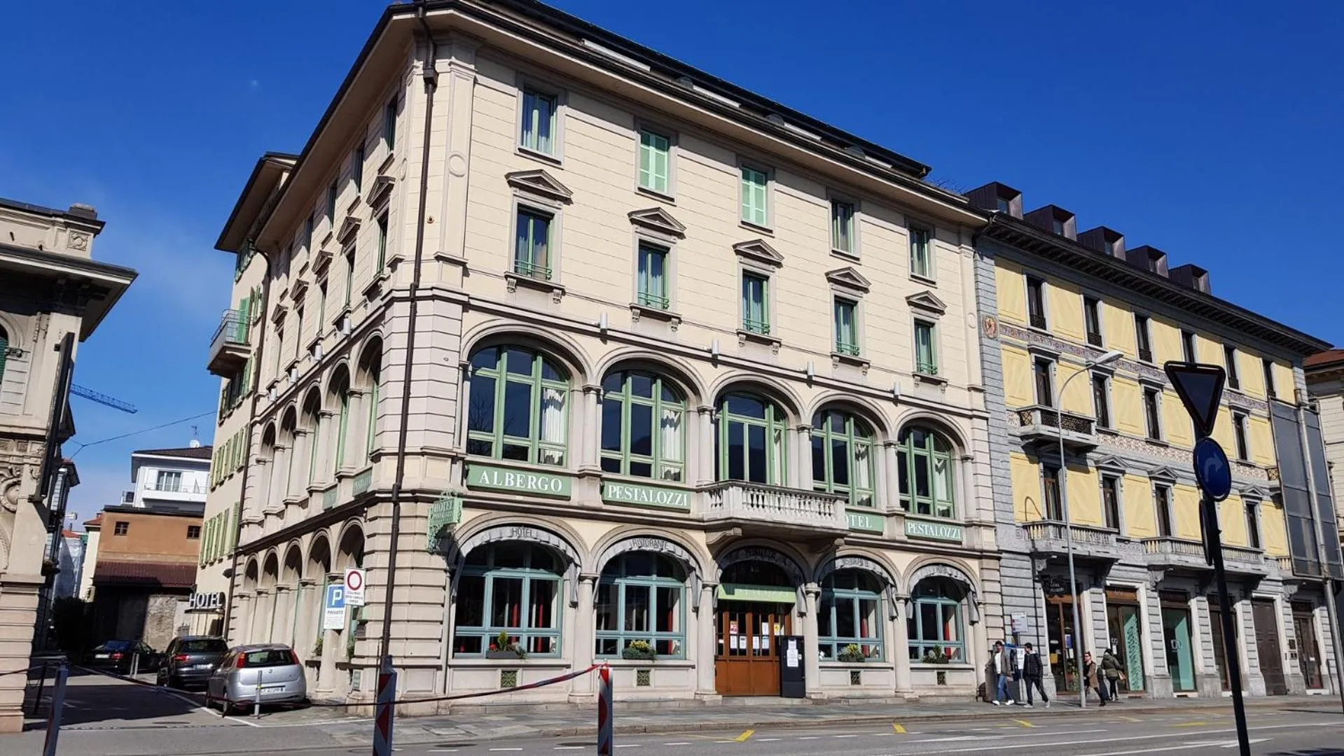 Property building in Hotel Pestalozzi Lugano