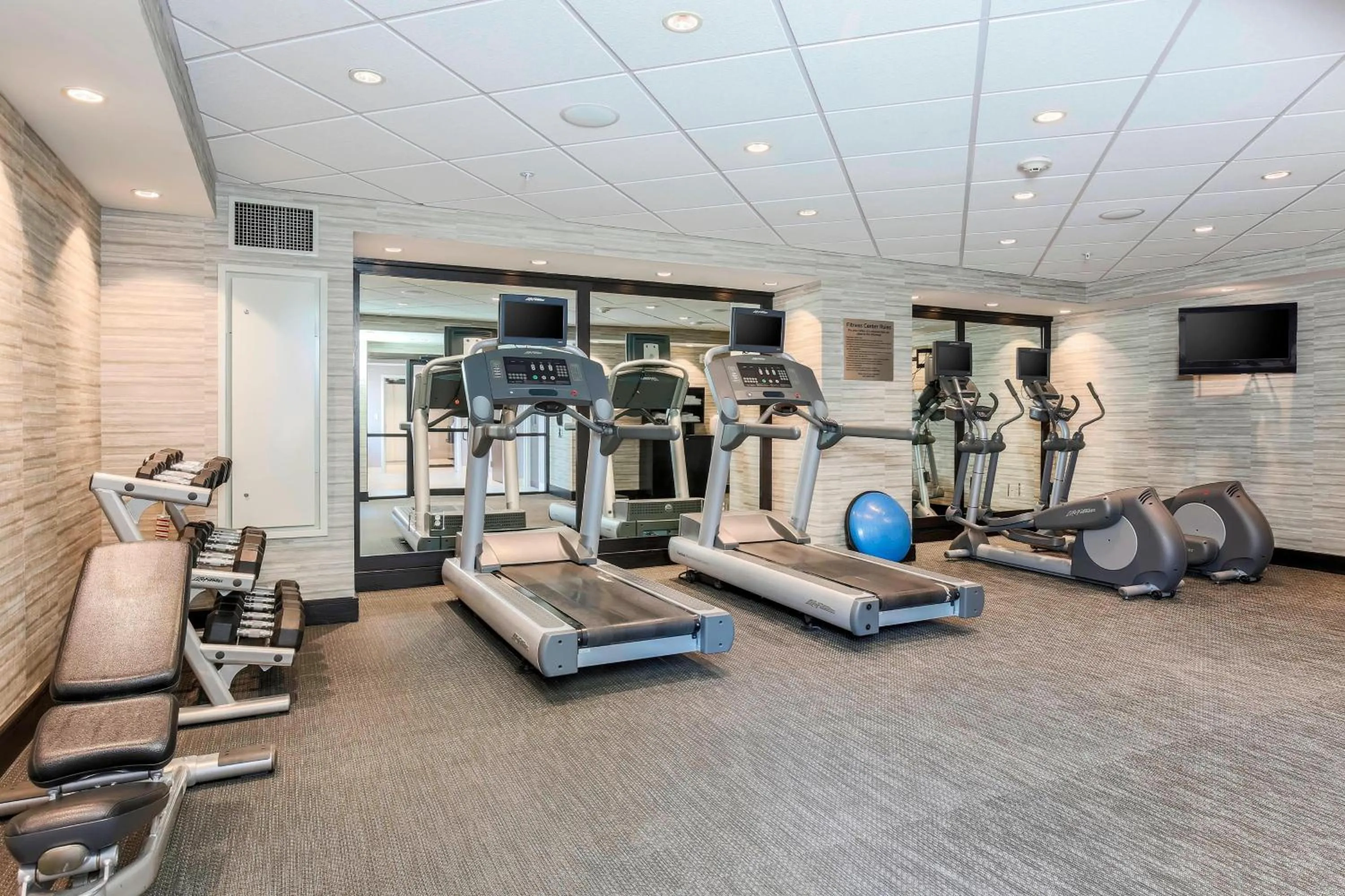 Fitness centre/facilities in Courtyard by Marriott Amarillo Downtown