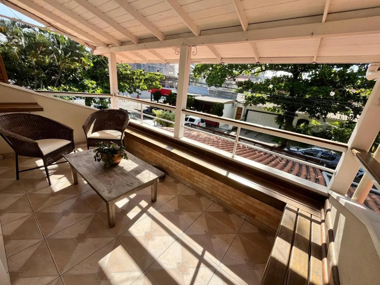 Balcony/Terrace in Pousada Paty´s Garden