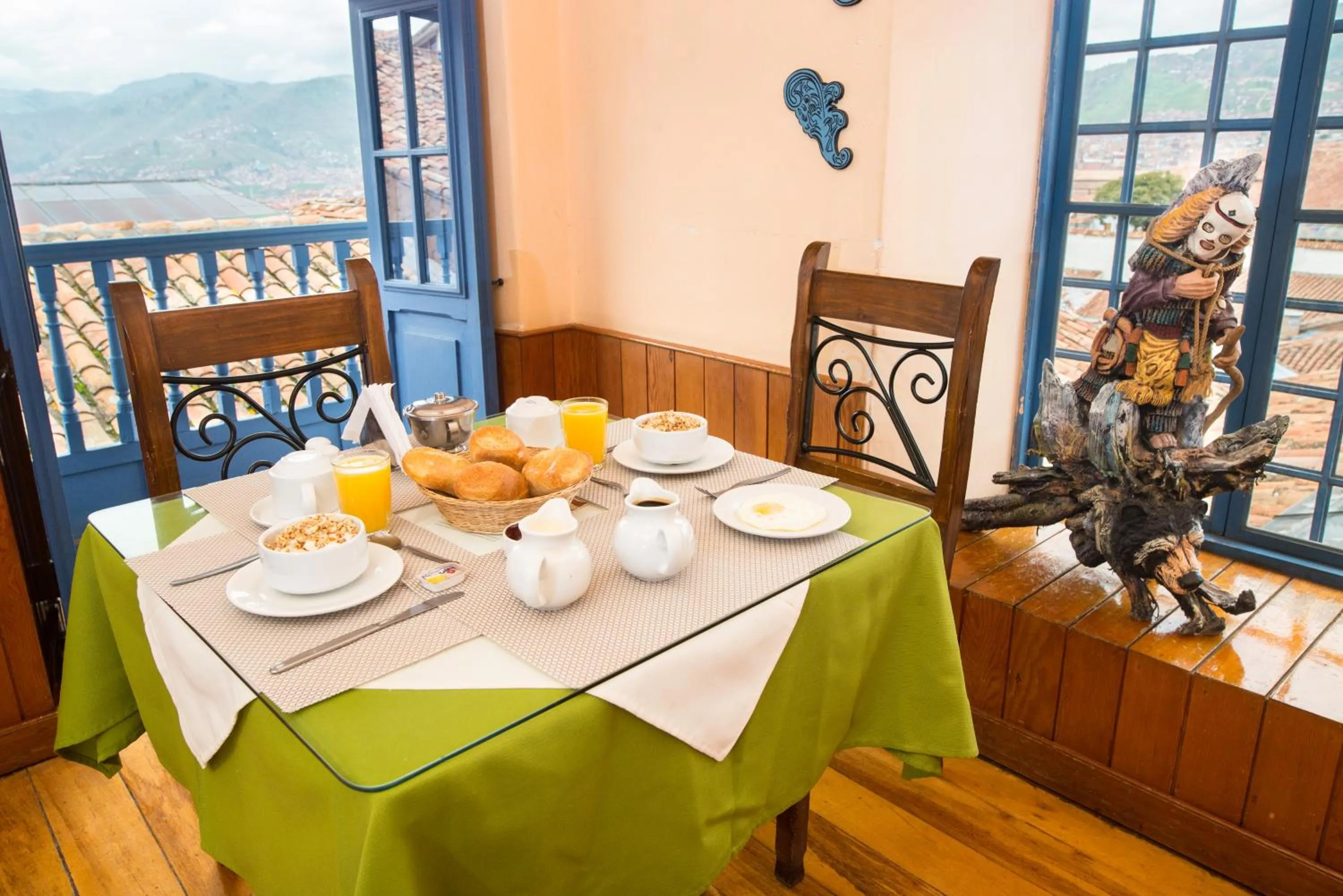 Food close-up in Amaru Inca