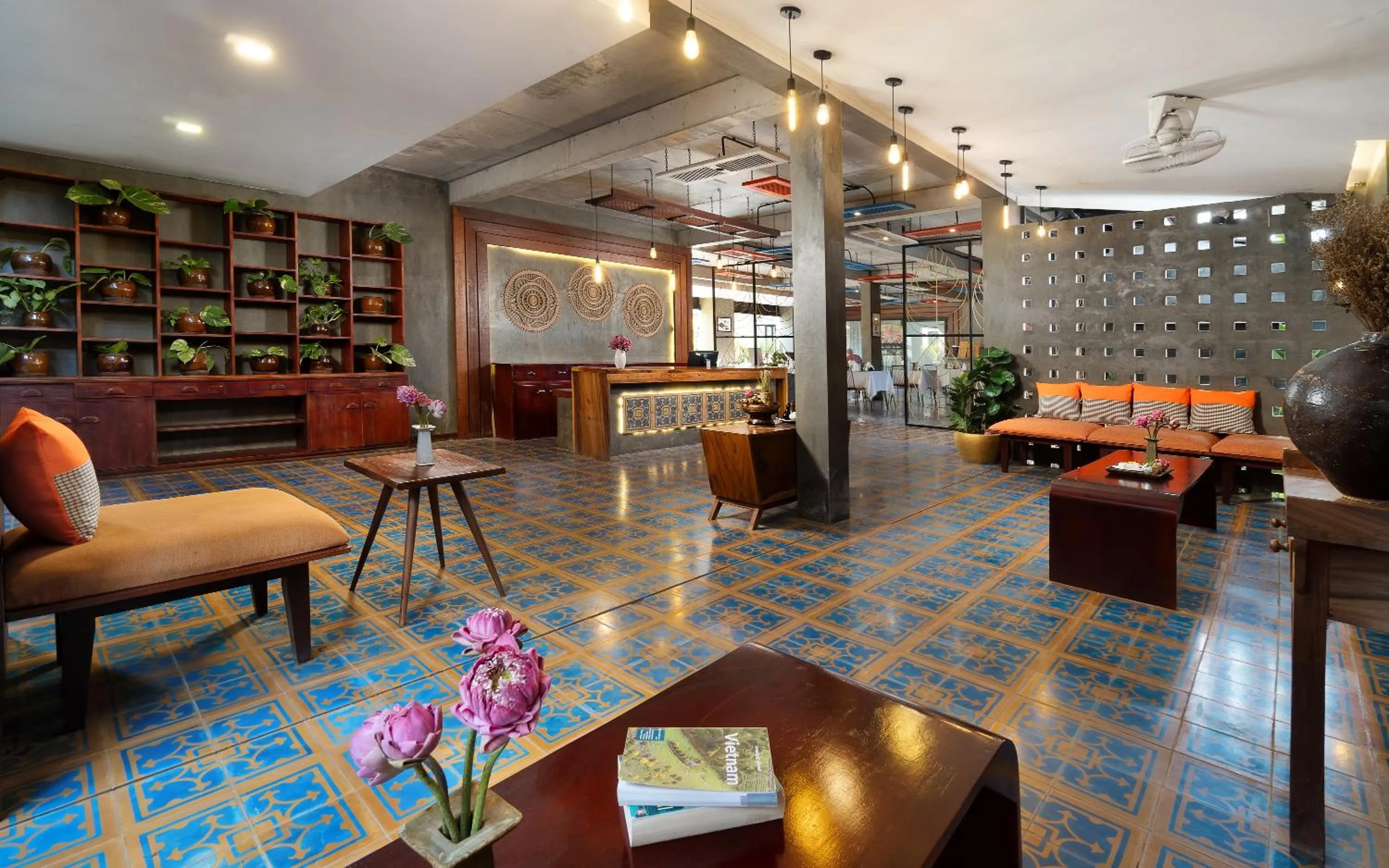 Lobby or reception in Central Corner d'Angkor