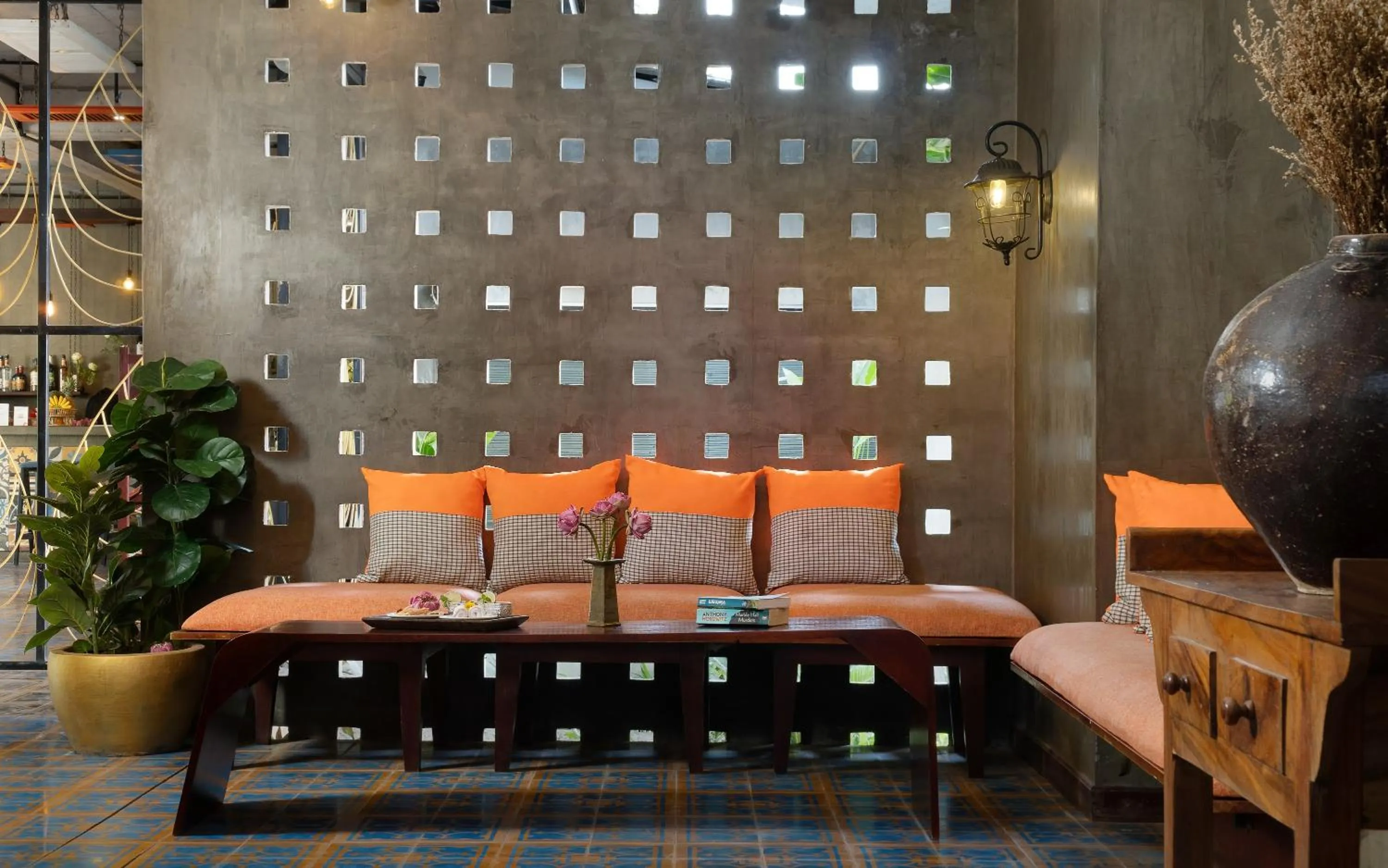 Lobby or reception in Central Corner d'Angkor