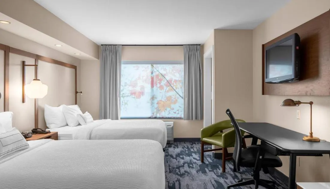 Bed in Fairfield by Marriott Inn & Suites Columbus Hilliard