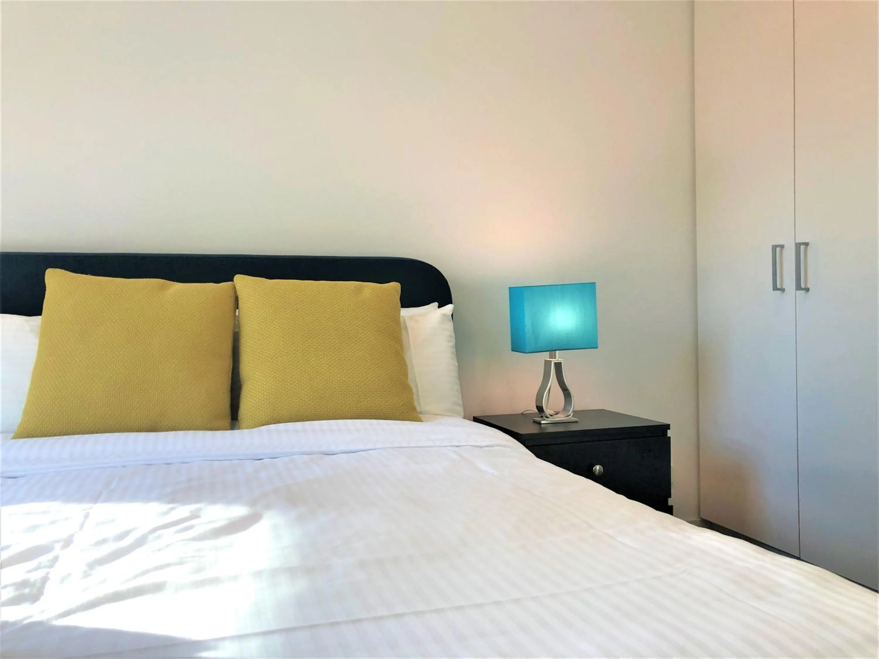 Bed in Readyset Apartments at Liberty