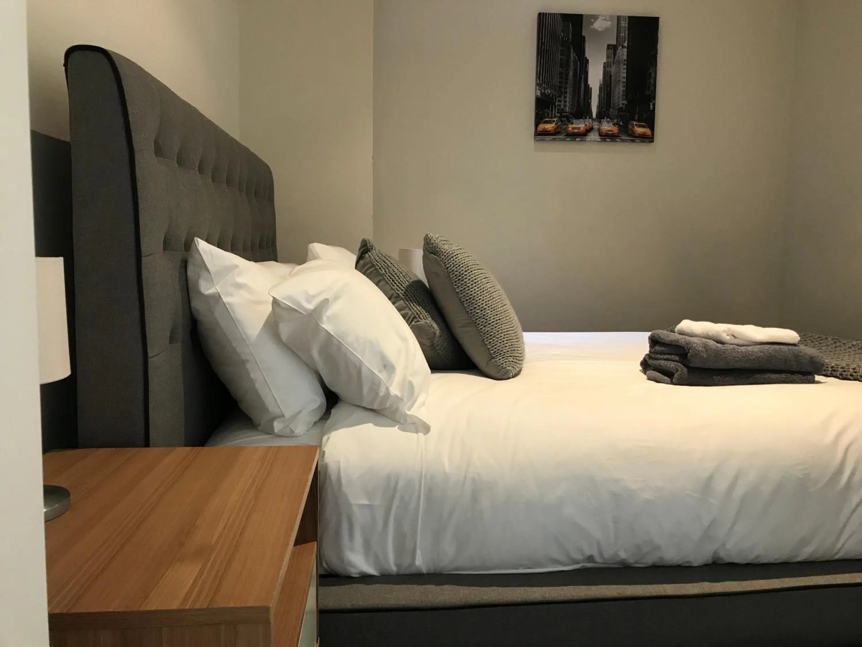 Bed in Readyset Apartments at Liberty