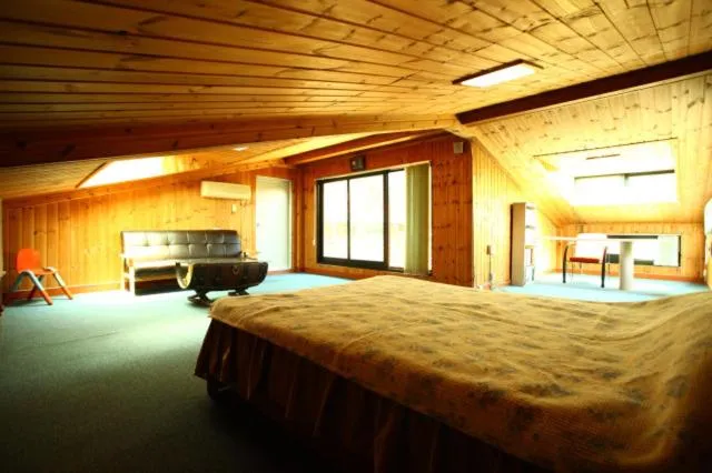 Bed in Bluesky Pension