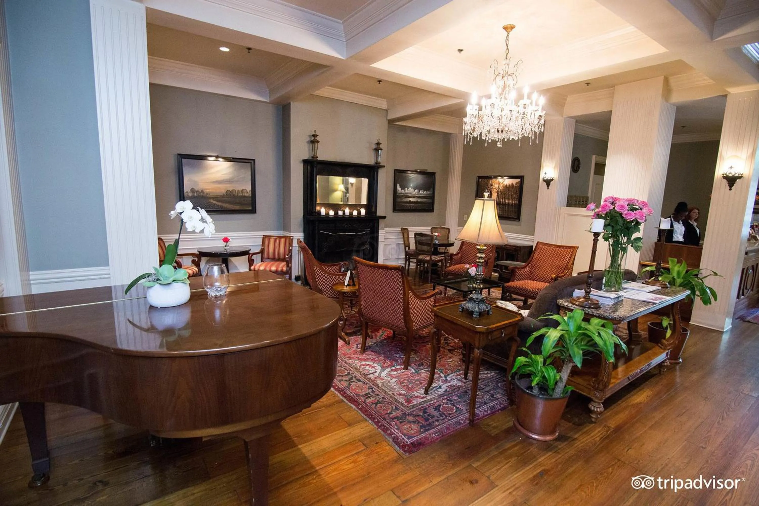 Lobby or reception in River Inn of Harbor Town