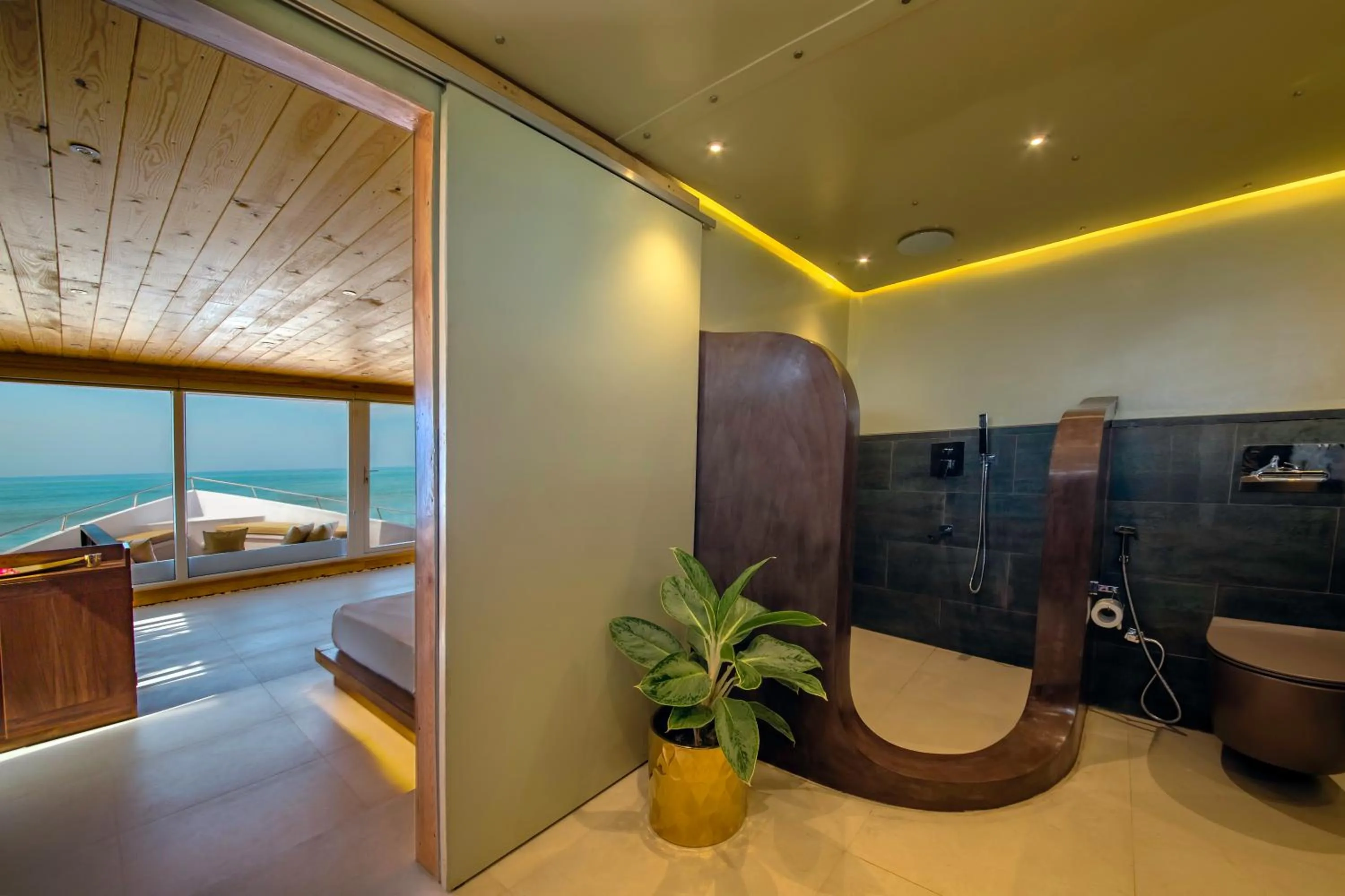 Bathroom in Jungle Beach Ahungalla