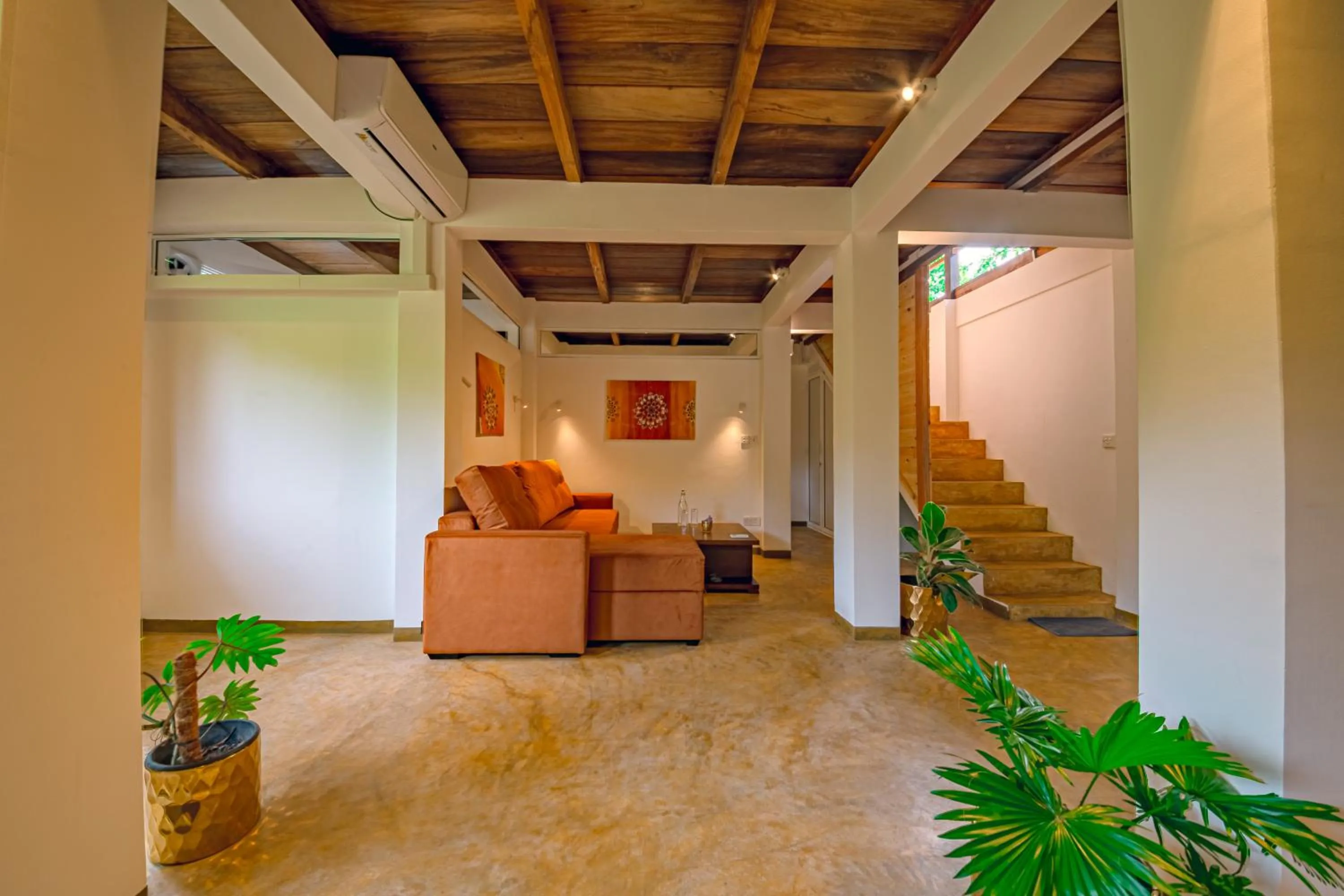Living room in Jungle Beach Ahungalla