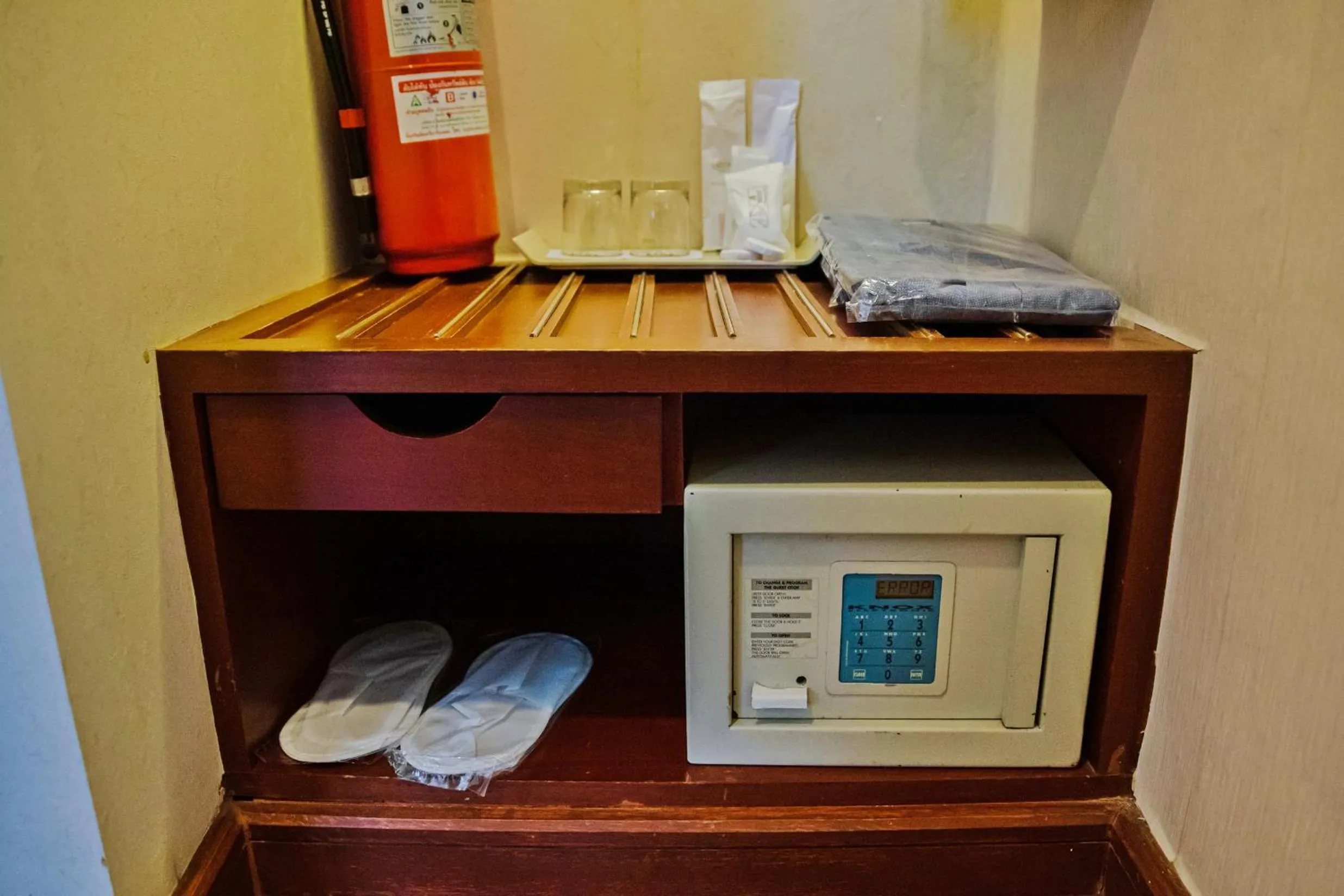 safe in Baiyoke Suite Hotel