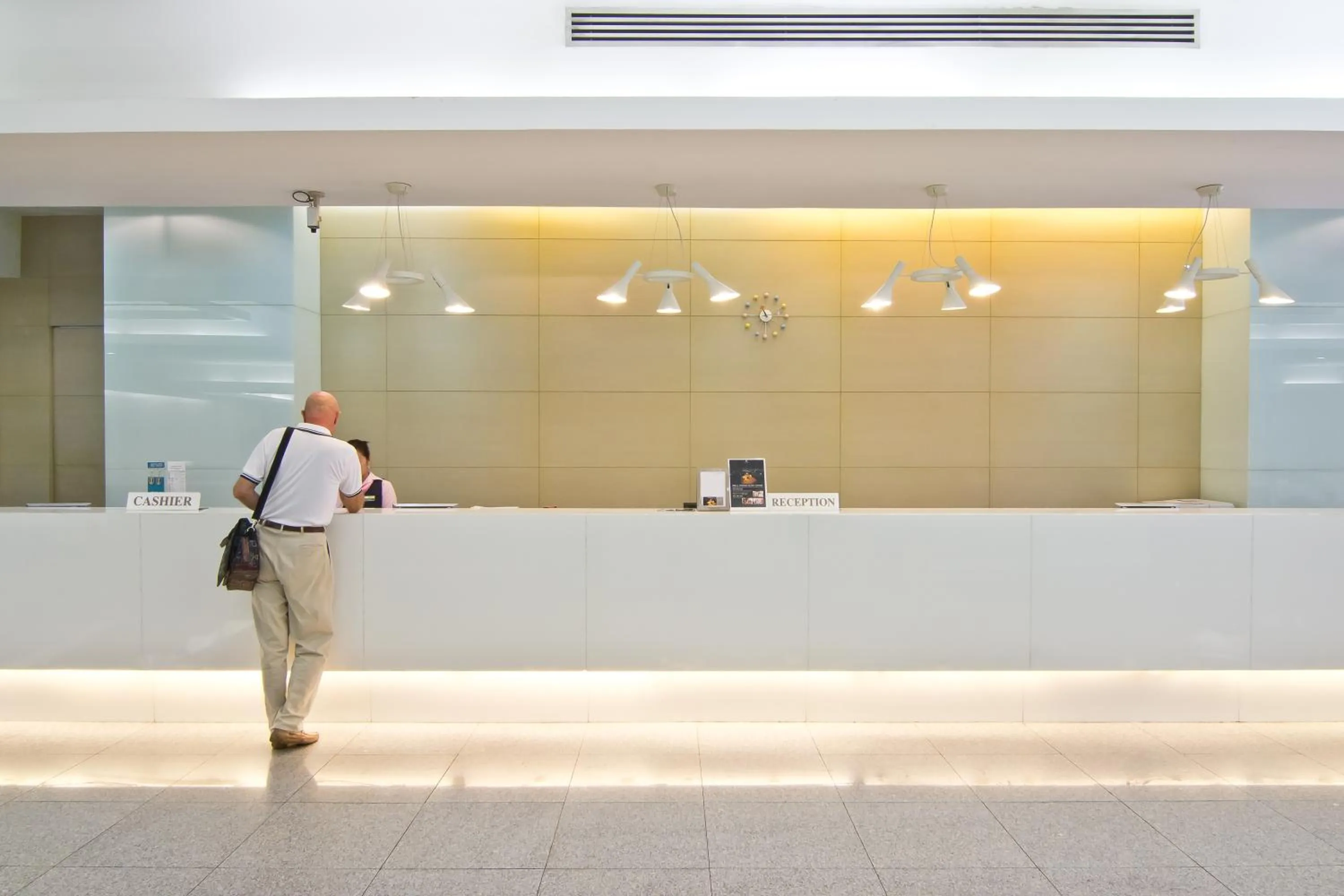 Lobby or reception in Baiyoke Suite Hotel