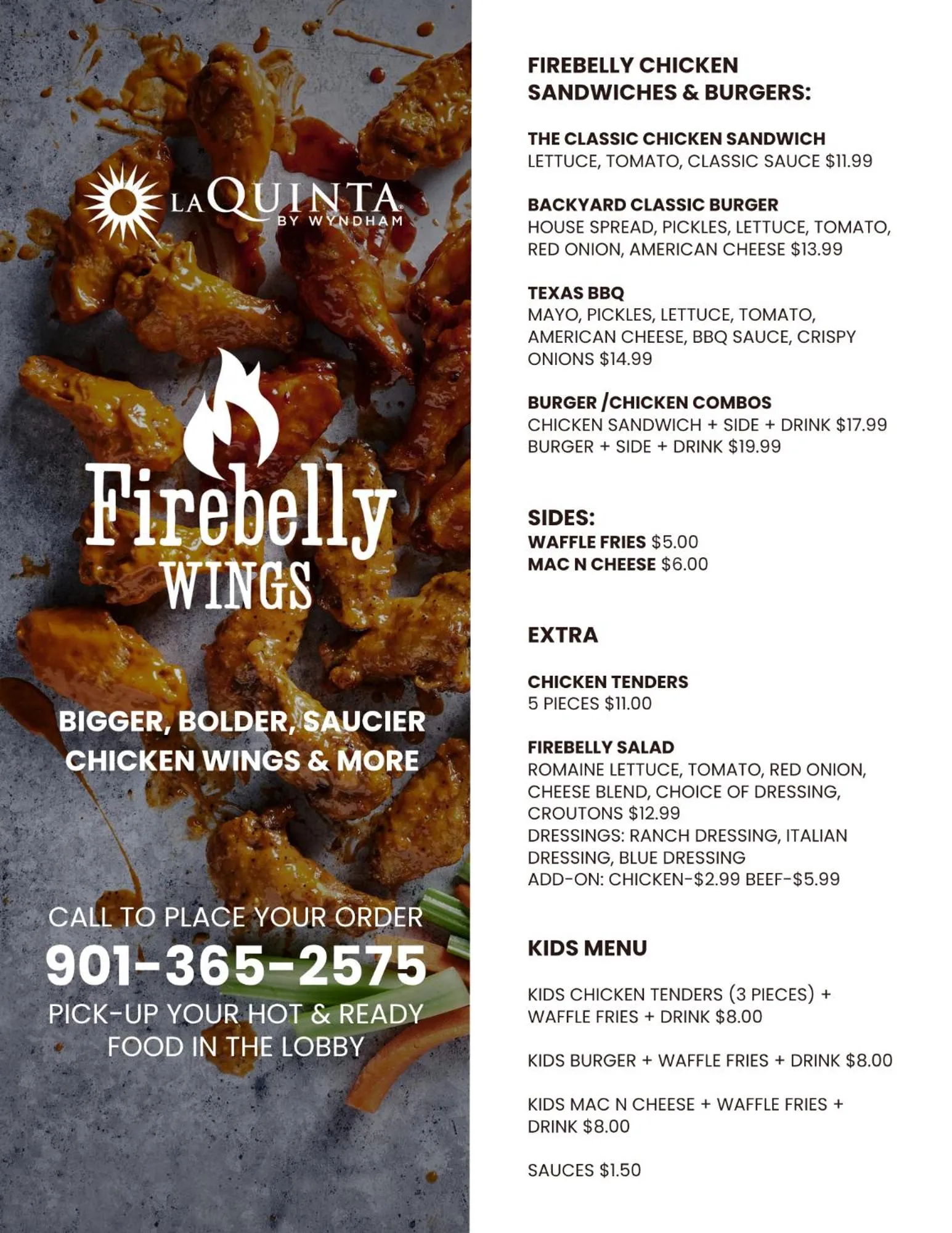 Restaurant/places to eat in La Quinta Inn & Suites by Wyndham Memphis I-240