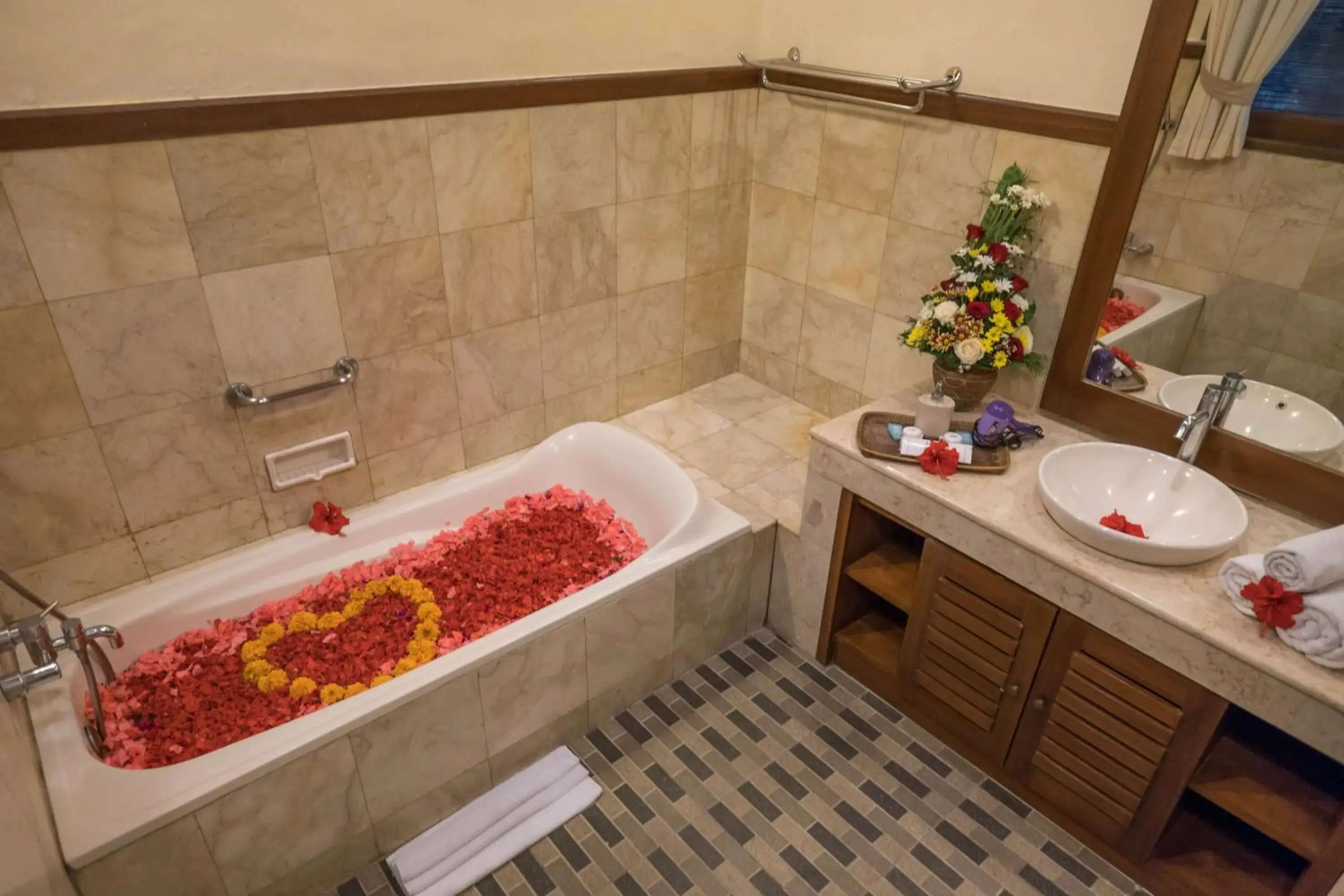 Bathroom in Ananda Ubud Resort