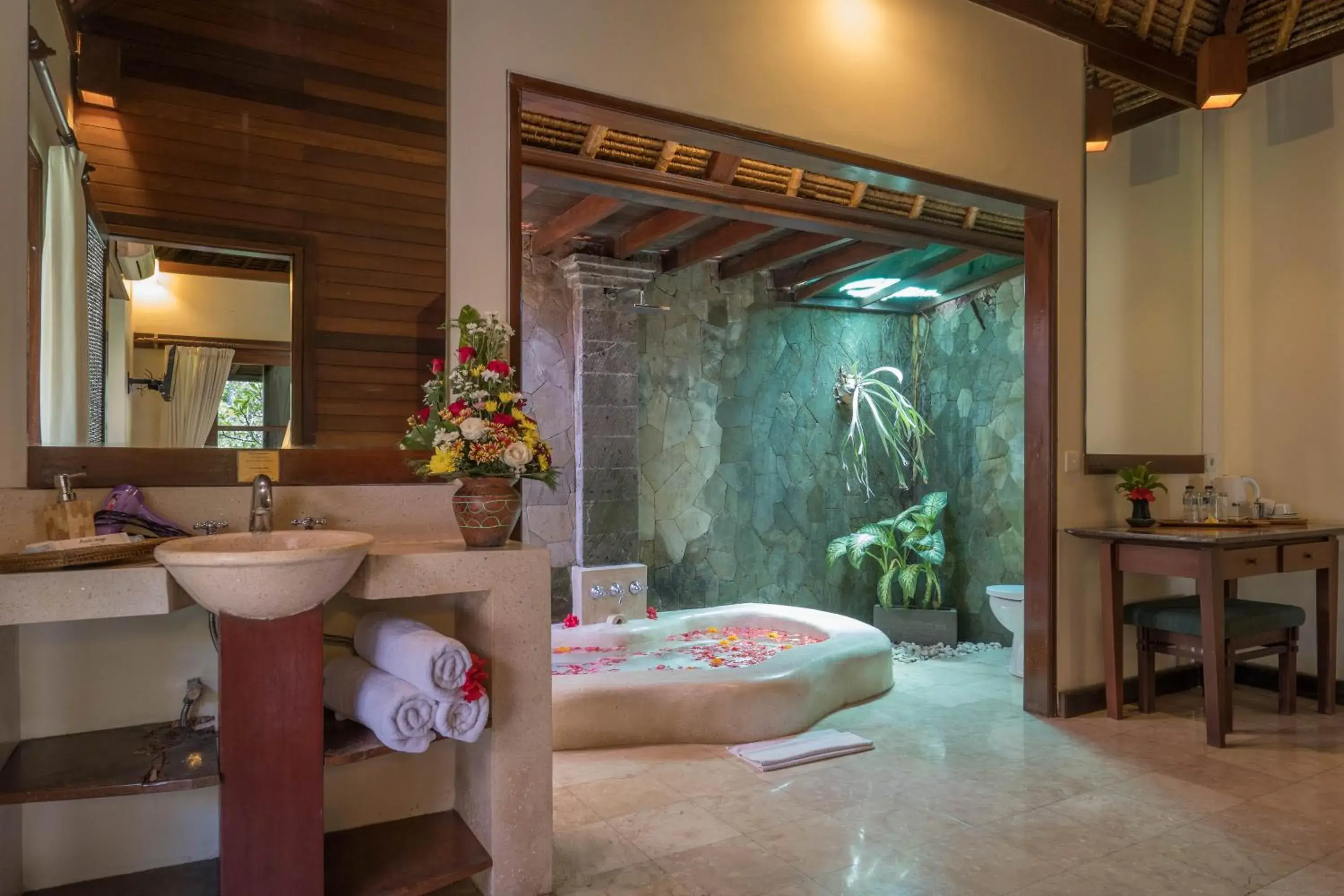 Bathroom in Ananda Ubud Resort