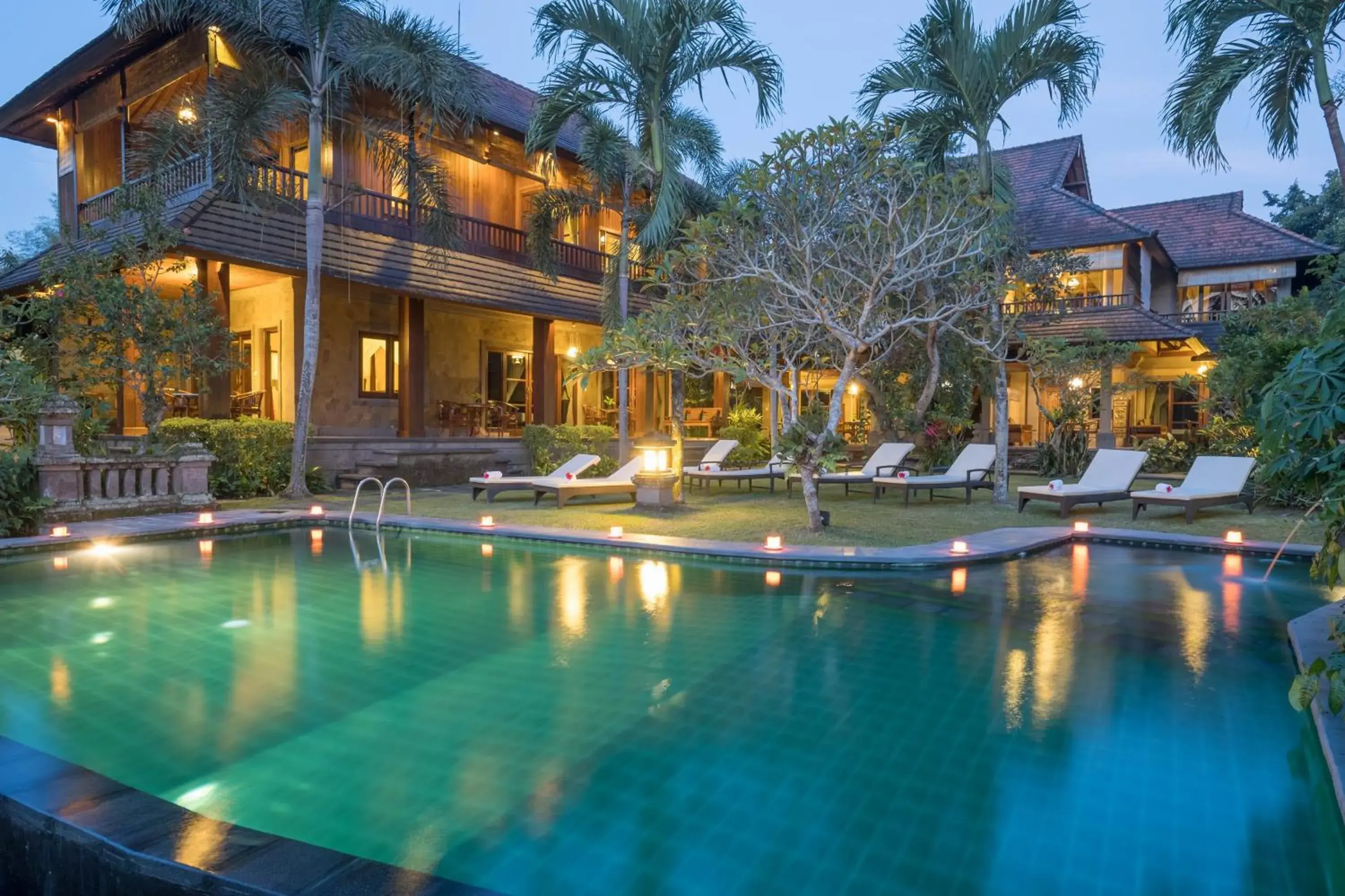 Swimming pool, Property Building in Ananda Ubud Resort