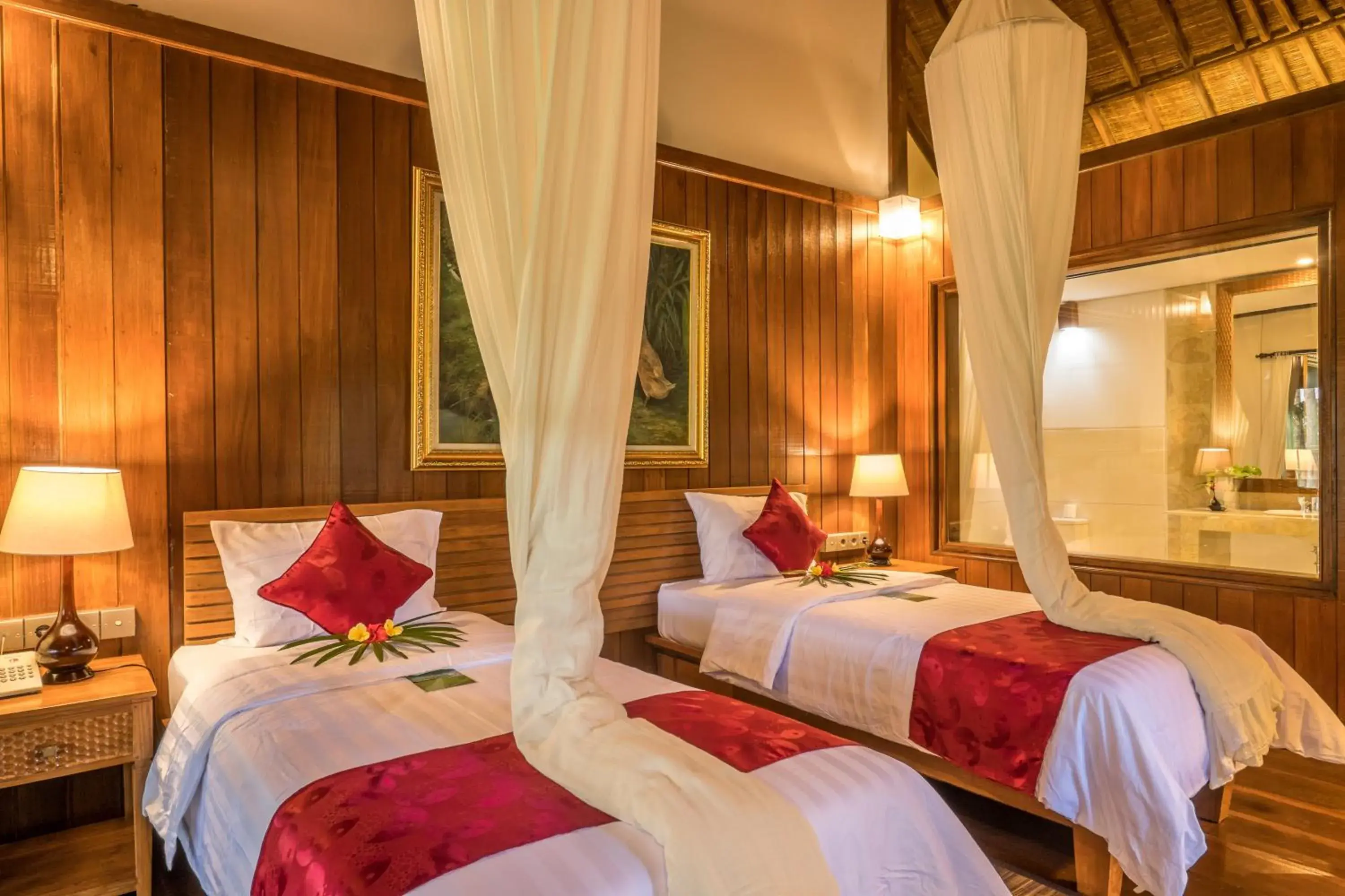 Photo of the whole room, Bed in Ananda Ubud Resort