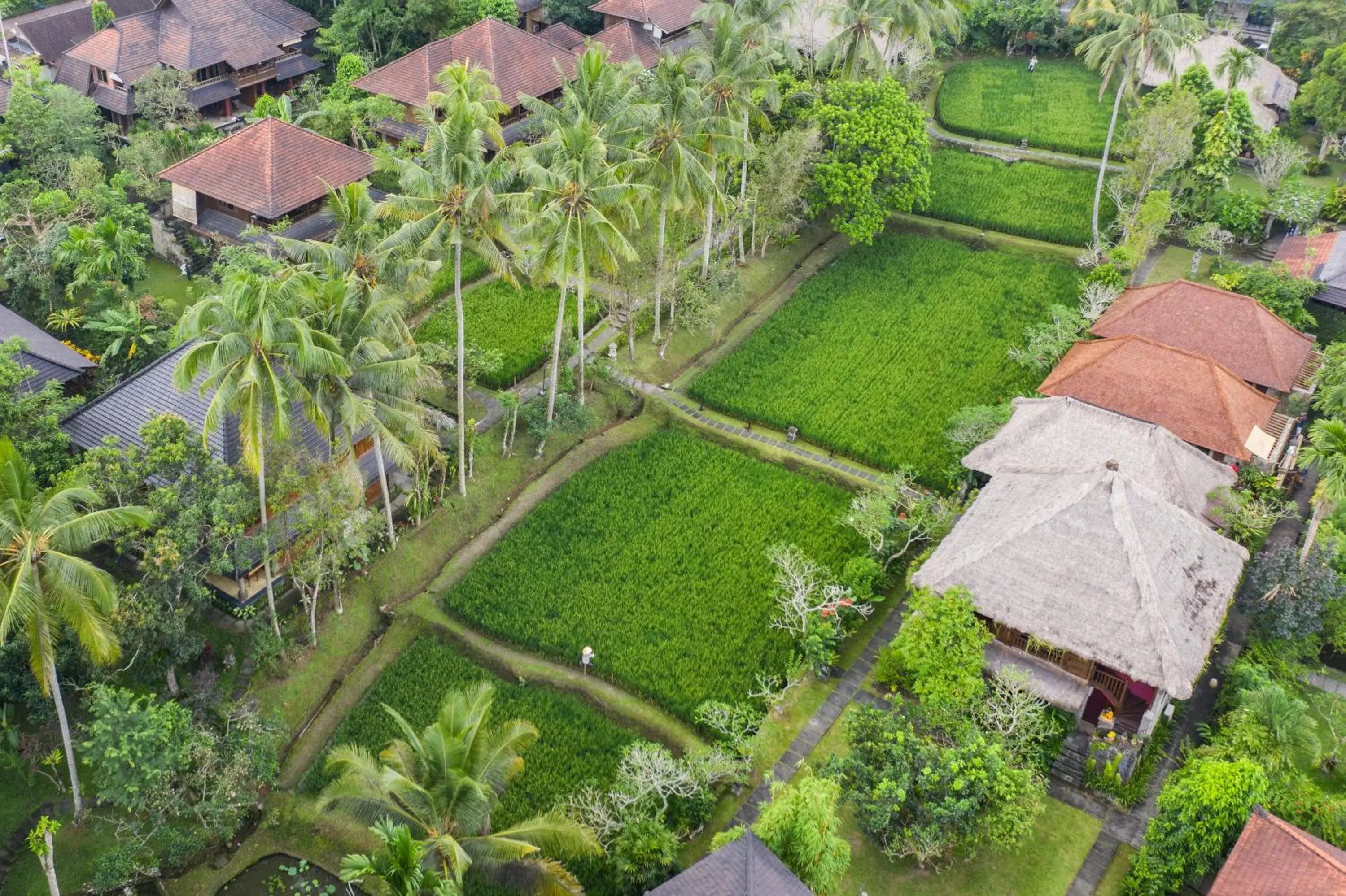 Property building, Bird's-eye View in Ananda Ubud Resort