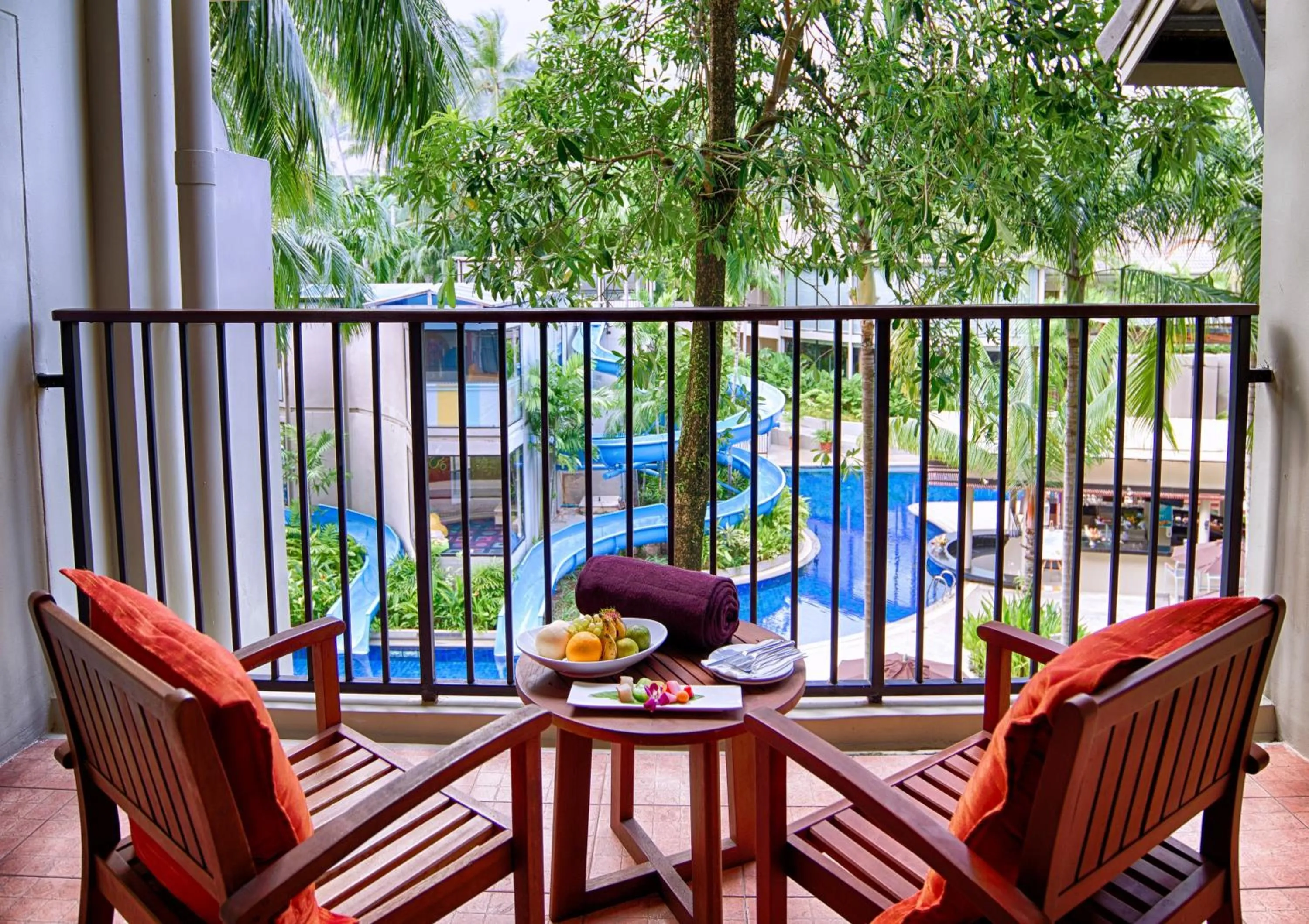 Balcony/Terrace, Pool View in Destination Resorts Phuket Surin Beach - SHA Extra Plus