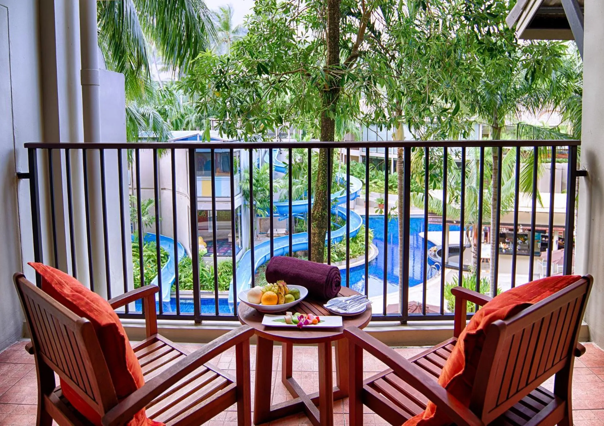 Balcony/Terrace, Pool View in Destination Resorts Phuket Surin Beach - SHA Extra Plus