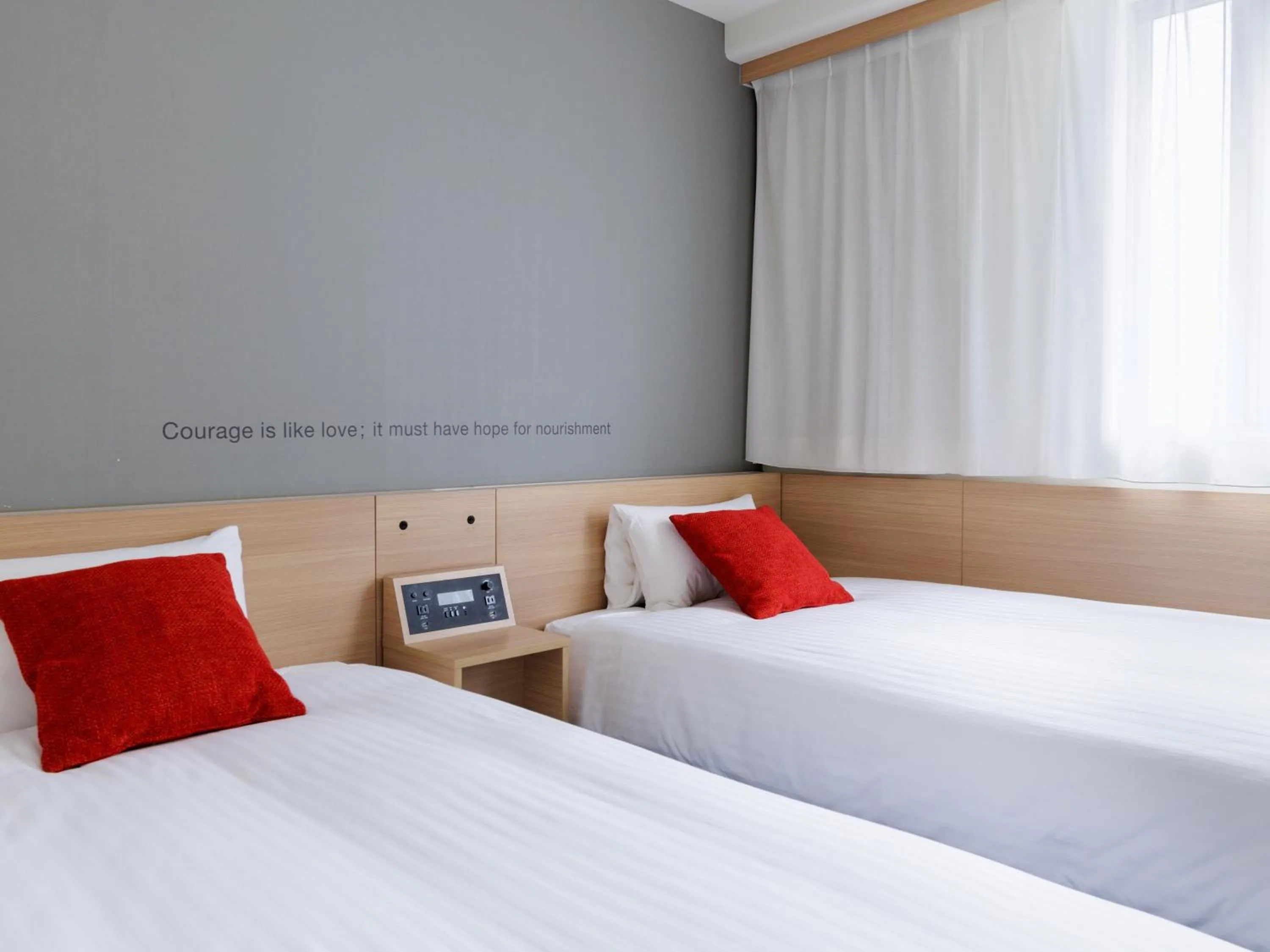 Bed in Nishitetsu Inn Shinjuku