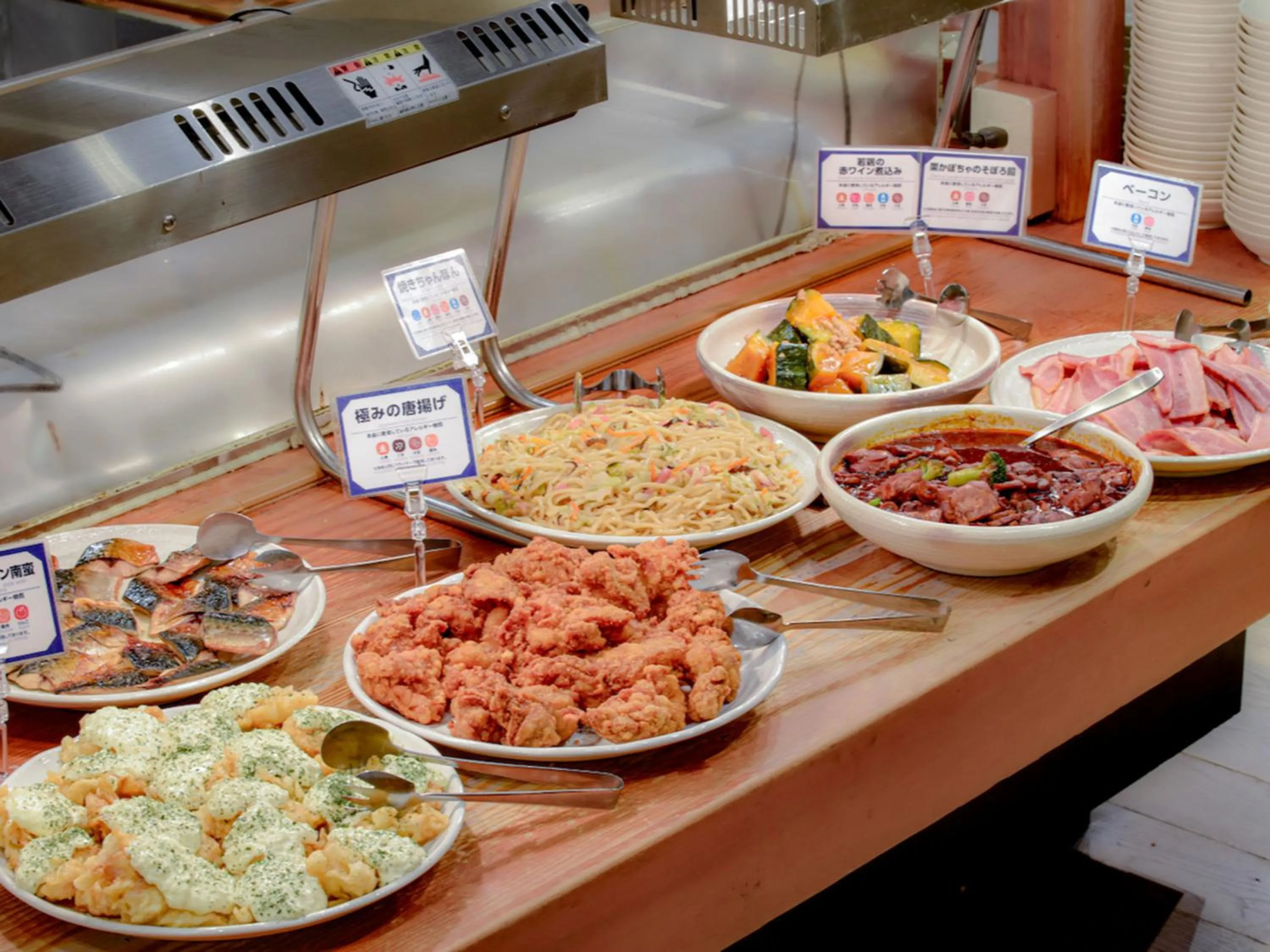 Buffet breakfast in Nishitetsu Inn Shinjuku