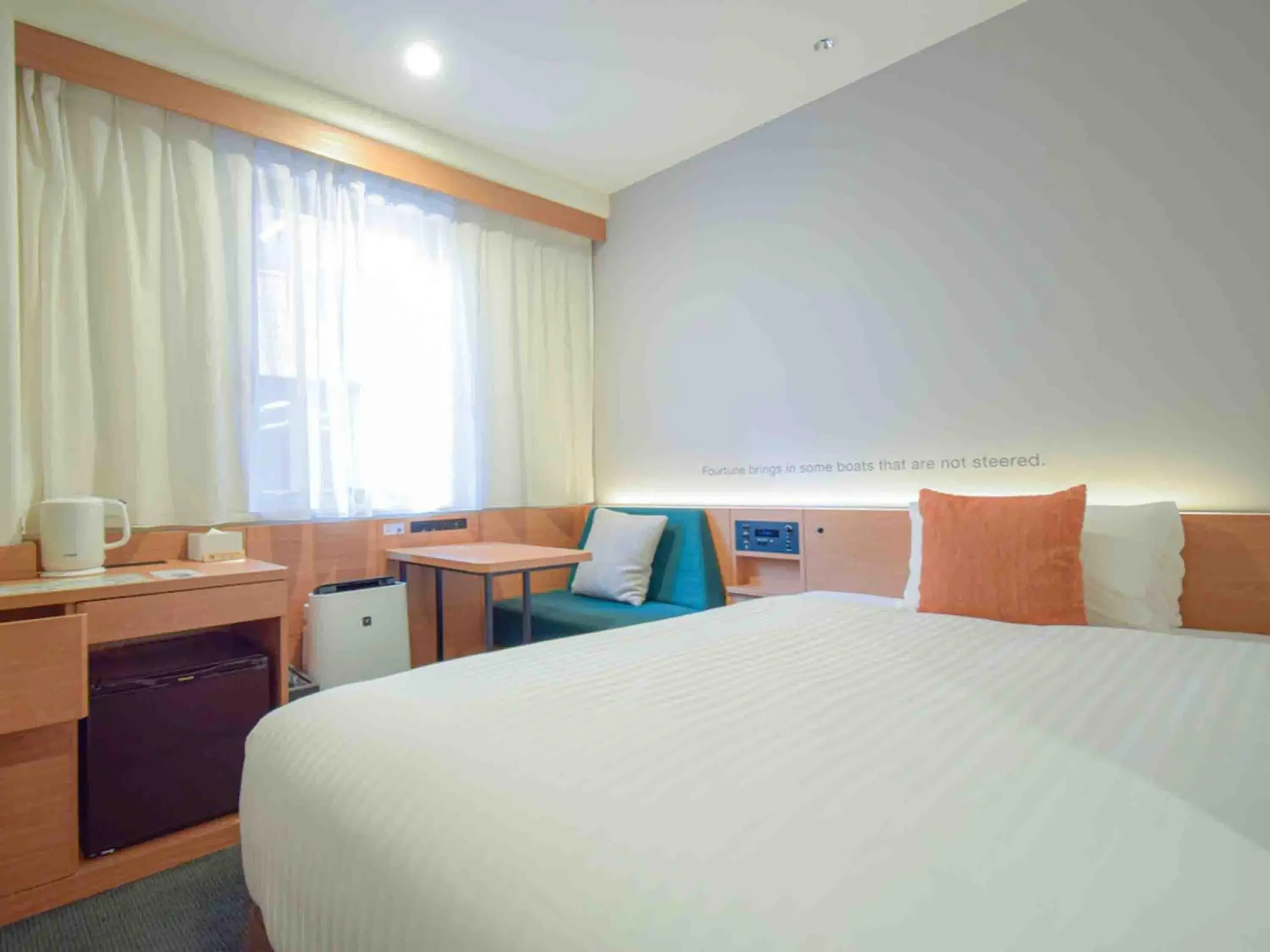 Bed in Nishitetsu Inn Shinjuku Bed in Nishitetsu Inn Shinjuku