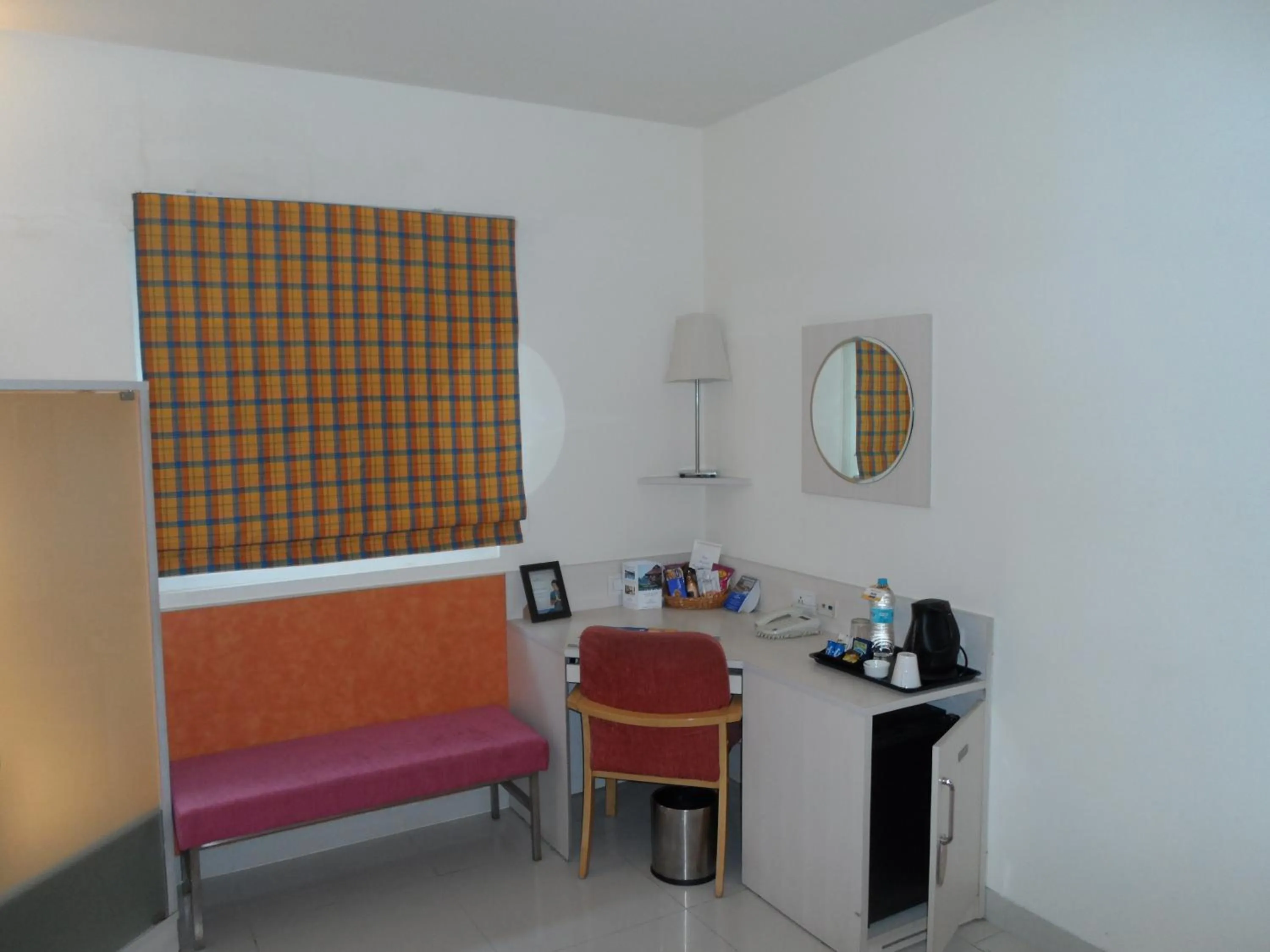 Seating area in Aditya Hometel