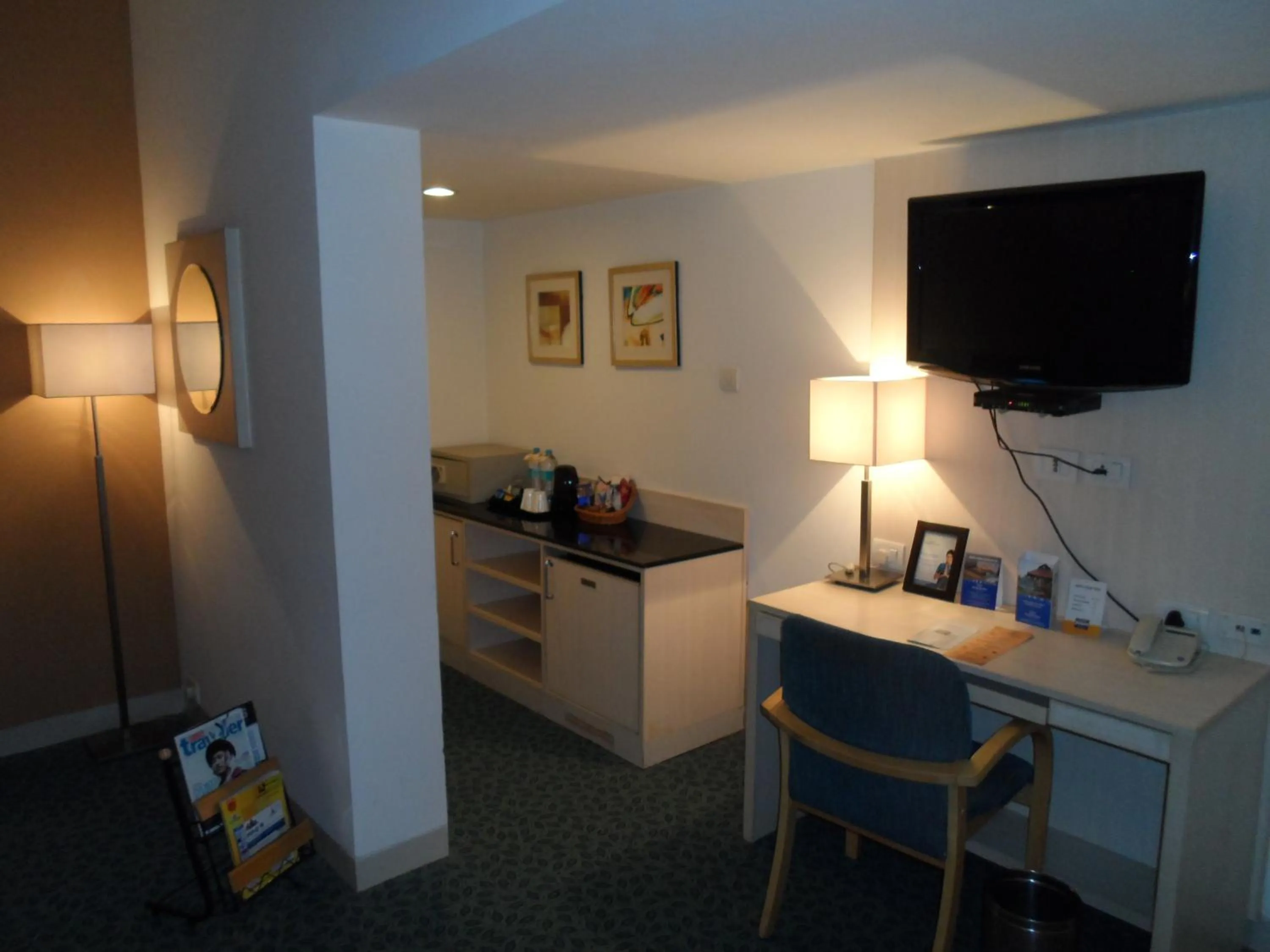 Seating area in Aditya Hometel