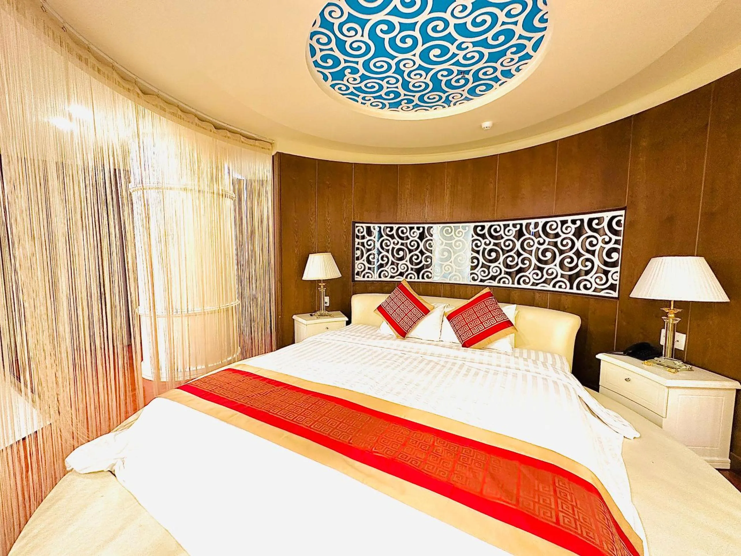 Bed in Viet Uc Hotel