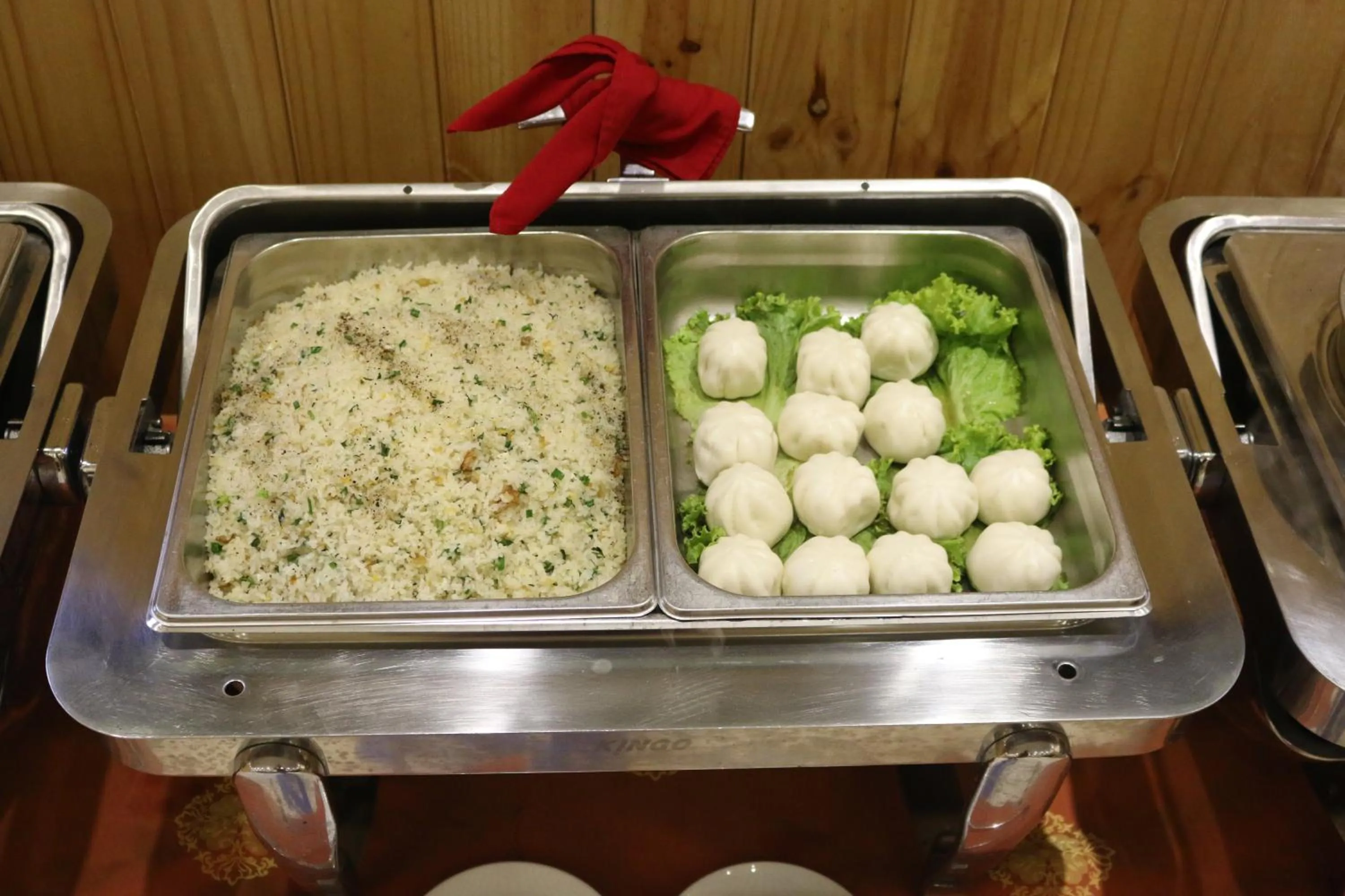 Buffet breakfast in Viet Uc Hotel